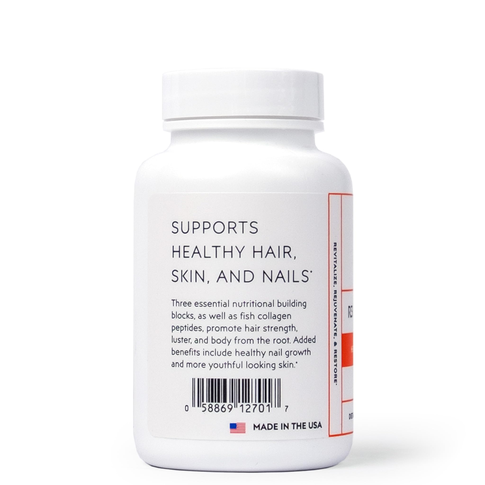 Elon R3 Extra Strength Hair Growth Supplement for Women - 5000mcg Biotin & Collagen Formula for Thicker, Fuller Hair - 60 Capsules (Pack of 2) - Promote Healthy Hair Growth for Daily Hair Care & Styling