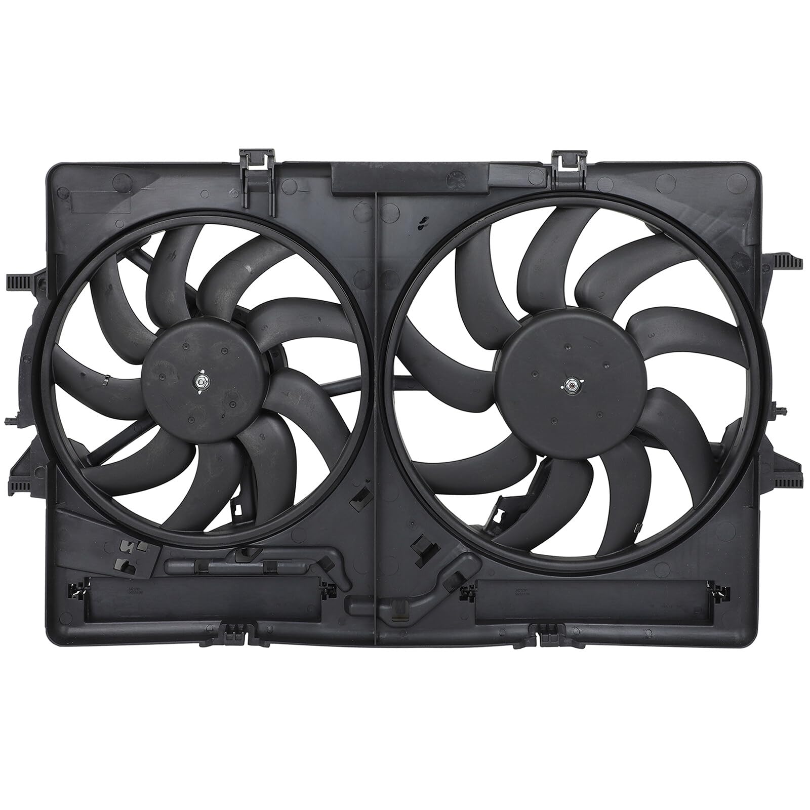 SCITOO 620839 Dual Cooling Radiator Fan Replacement for Audi A4 A4 allroad A4 Quattro A5 (2007-2016 Models) - High Performance Cooling Solution for Hot Weather & Heavy-Duty Driving