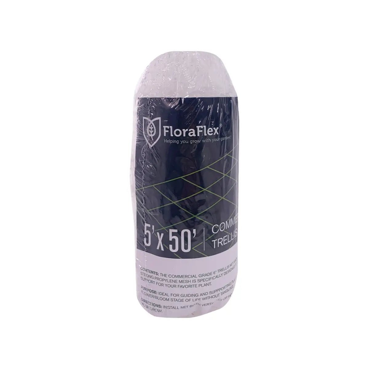 FloraFlex Commercial Trellis Net - 6 Inch Grid for Plant Support | Heavy-Duty Gardening Mesh for Indoor/Outdoor Hydroponics & Greenhouse Use