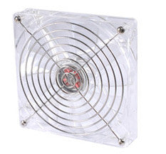 Lian Li CF 1212R 120mm x 120mm x 25mm Red LED Crystal Cooling Fan - High Performance PC Case Fan for Gaming Rigs, Workstations & Computer Builds