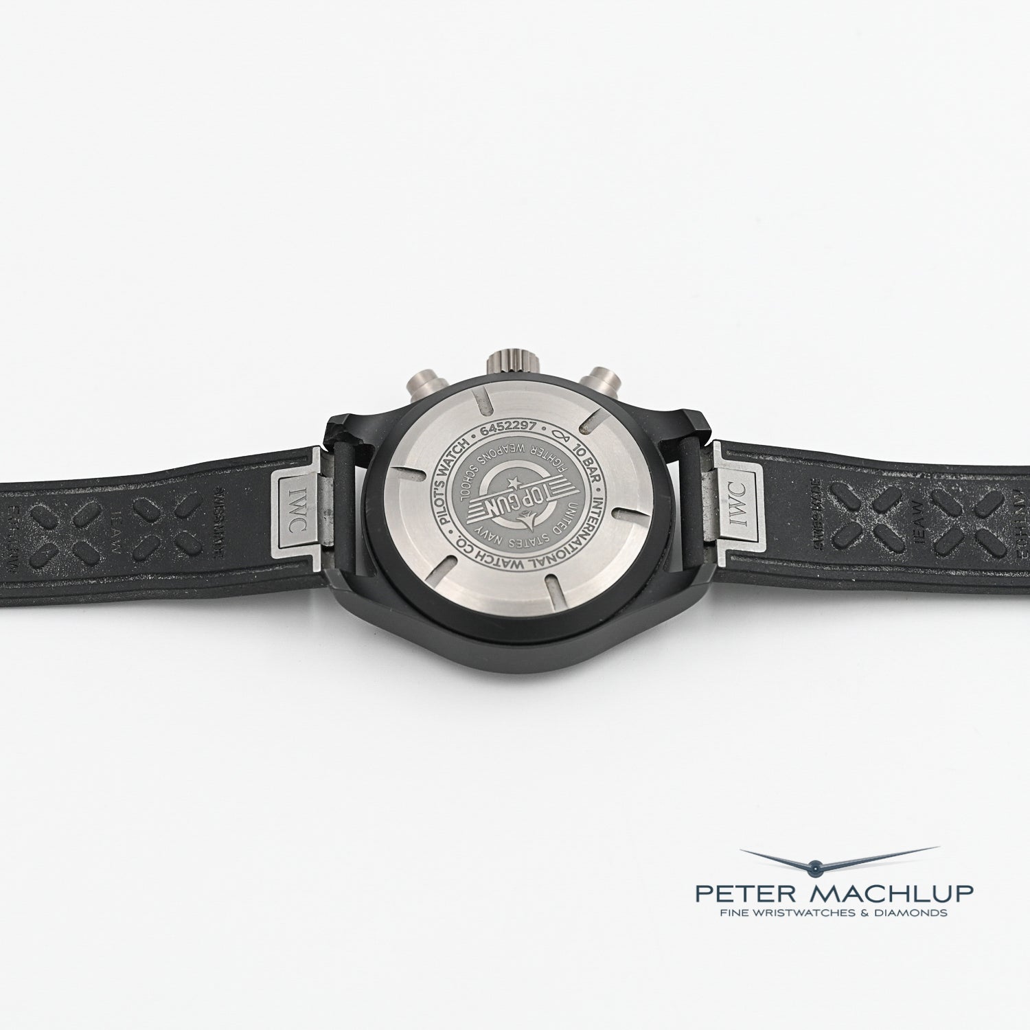 IWC Pilot Top Gun Chronograph 2023 - Luxury Swiss Men's Watch with Black Ceramic Case & Automatic Movement | Perfect for Aviation Enthusiasts, Business Professionals & Collectors