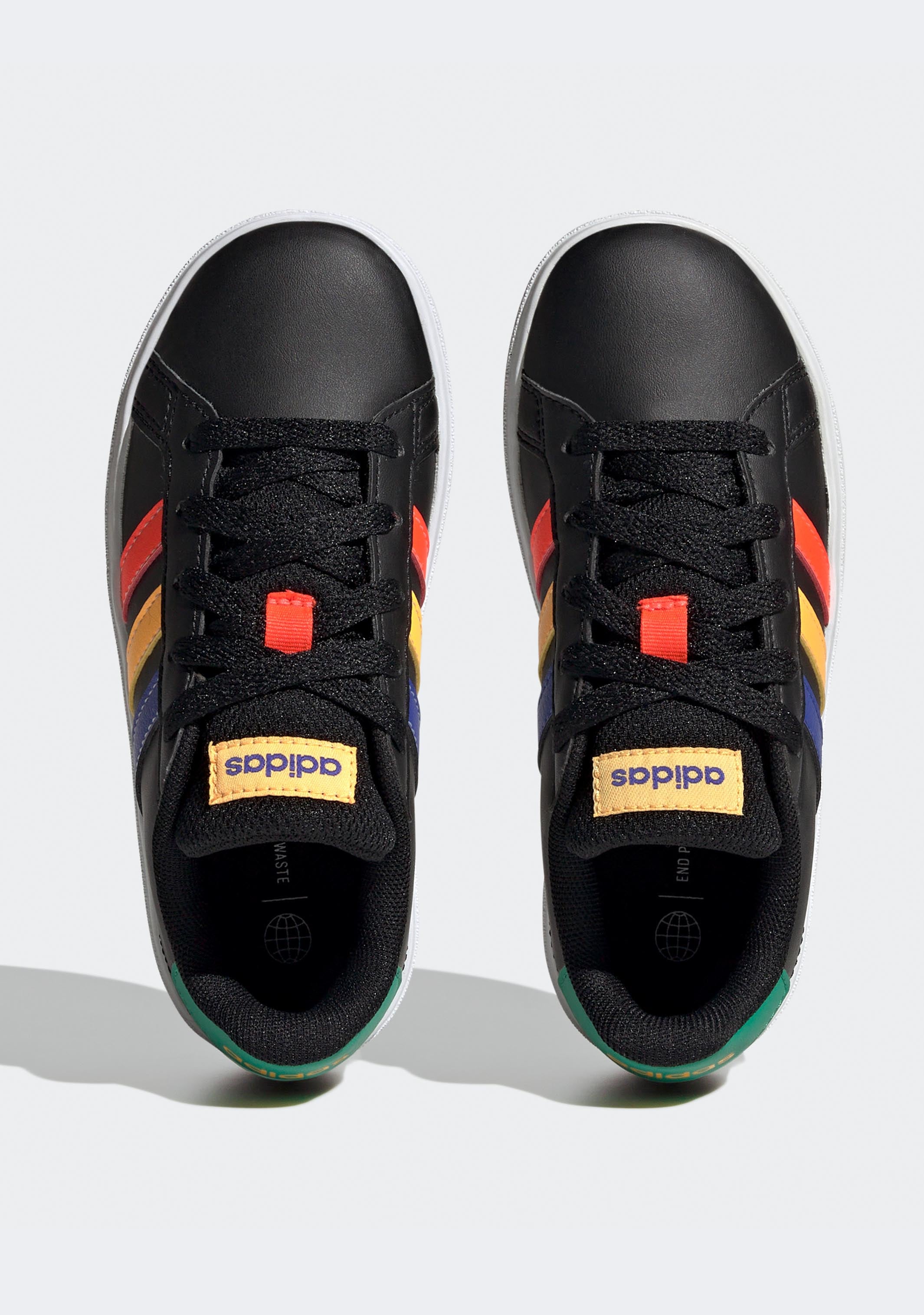 Adidas Kids' Grand Court 2.0 Sneakers - Lightweight Comfortable Tennis Shoes for Boys & Girls | Perfect for School, Playground & Casual Wear