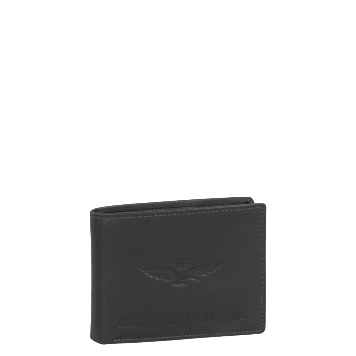 Aeronautica Militare New Eagle Wallet AM241 - Genuine Italian Leather Men's Wallet for Everyday Use & Travel