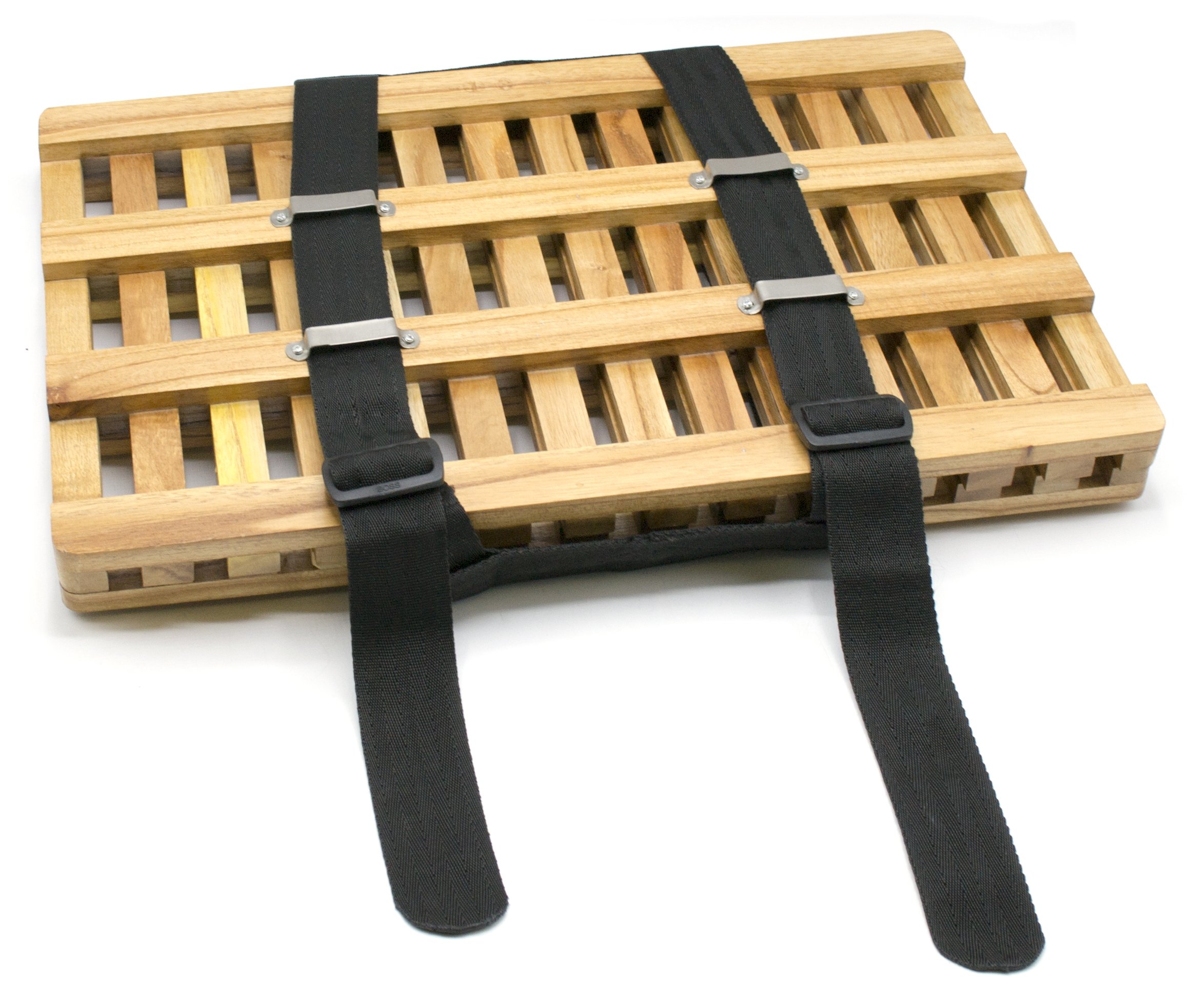 EISCO 12x18 Inch Wooden Plant Press for Herbarium Specimens with 2 Adjustable Buckle Straps - Perfect for Botany, Flower Drying, and Nature Preservation Projects