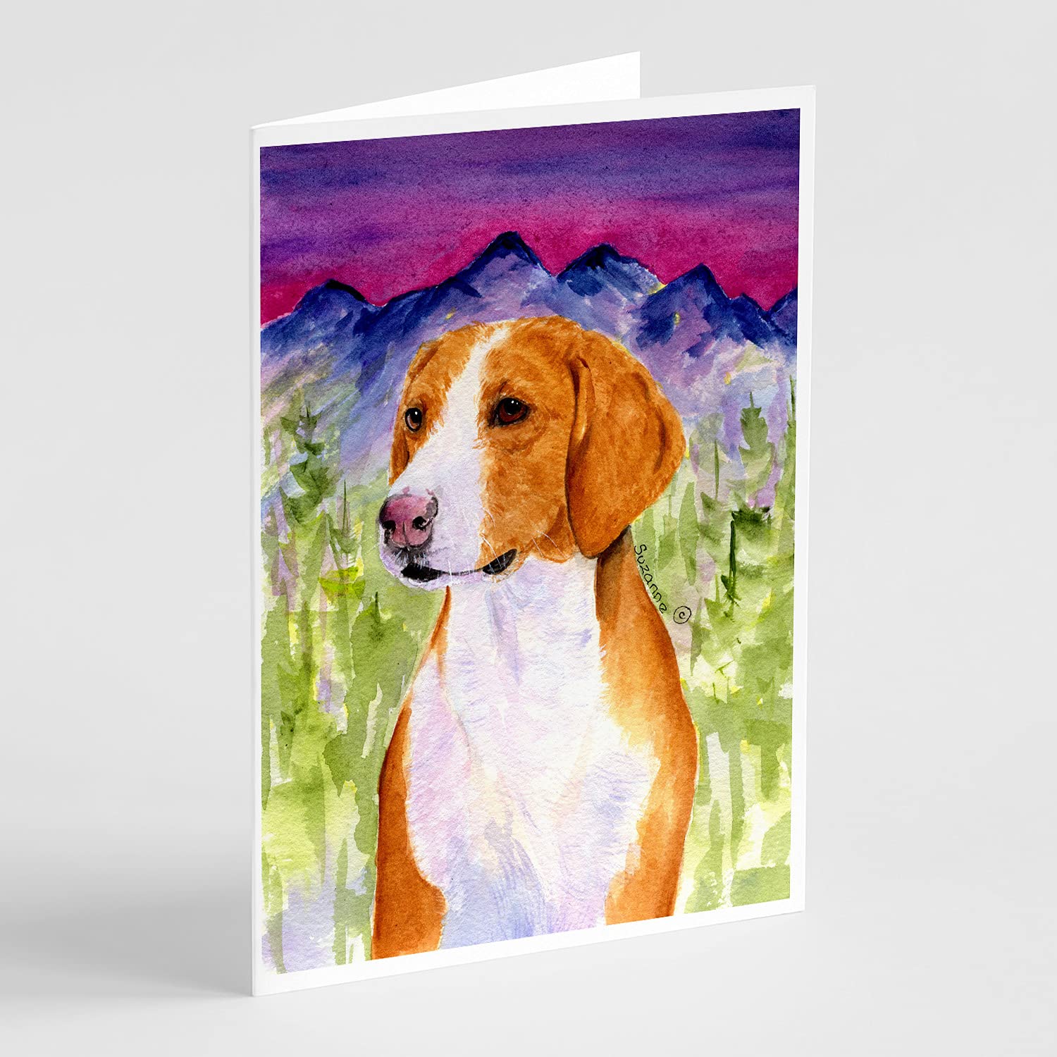 Drever Greeting Cards and Envelopes Set - Pack of 8 Blank A7 Note Cards (5x7 Inches) for Birthday, Thank You & Special Occasions | Whimsical Design | Caroline's Treasures