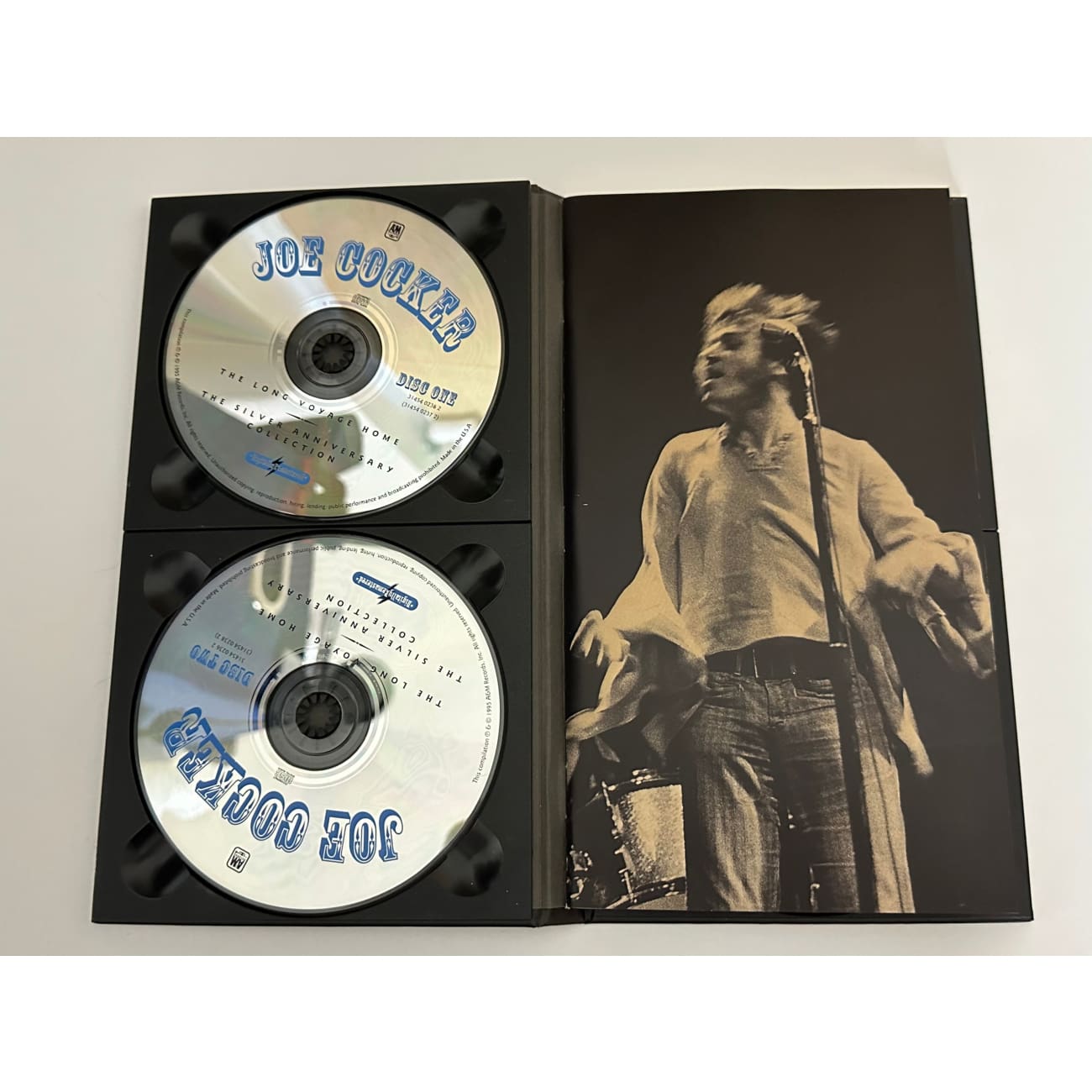 Joe Cocker The Long Voyage Home 4 CD Box Set with Booklet - 1995 Limited Edition Collectible Music Album for Audiophiles & Classic Rock Fans - Perfect for Home Listening, Car Rides & Gift Giving