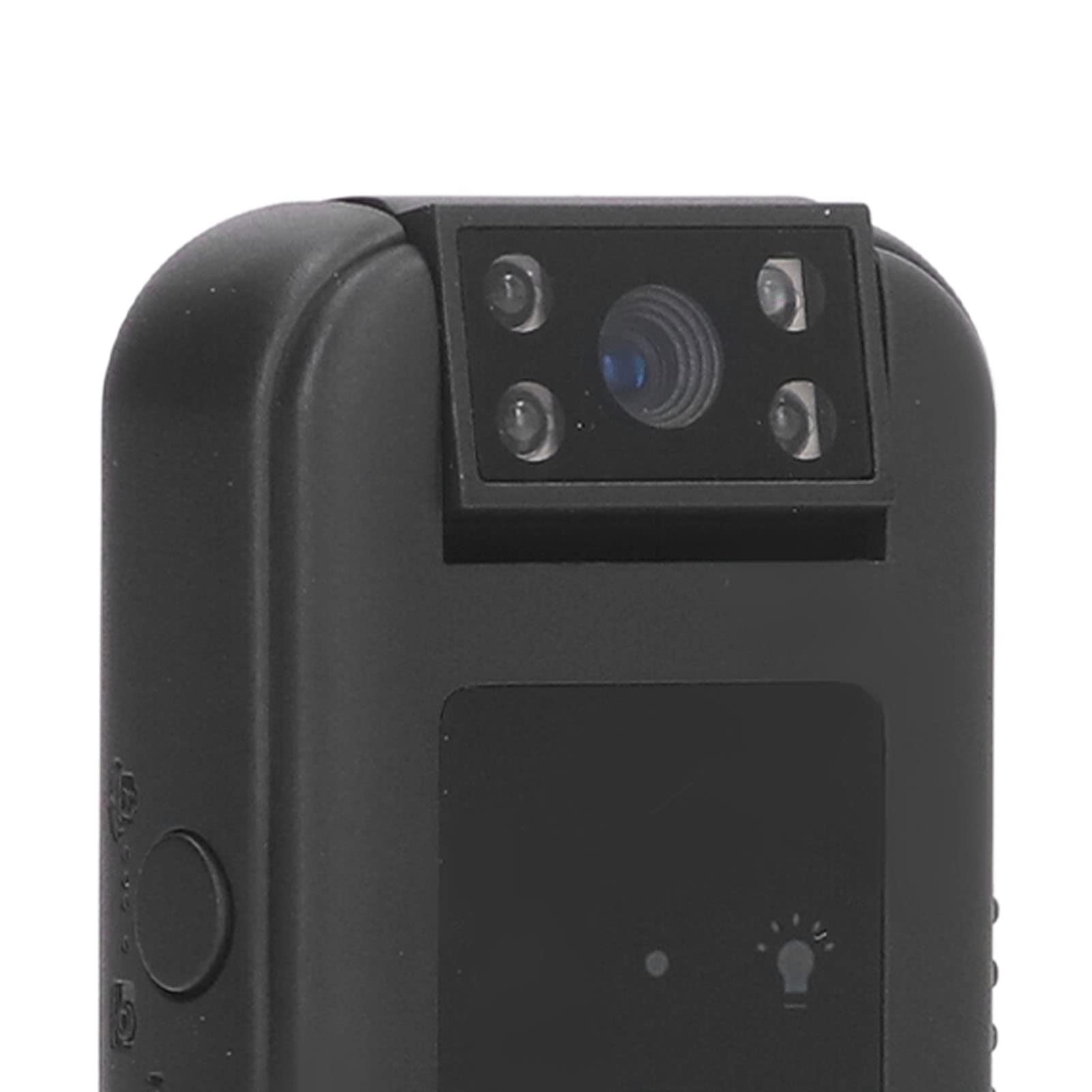 ASHATA 1080P Mini Body Camera - Wearable Pocket Video Recorder with LED Light & Back Clip | Small Discreet Body Cam for Security, Law Enforcement, Undercover Operations & Evidence Recording