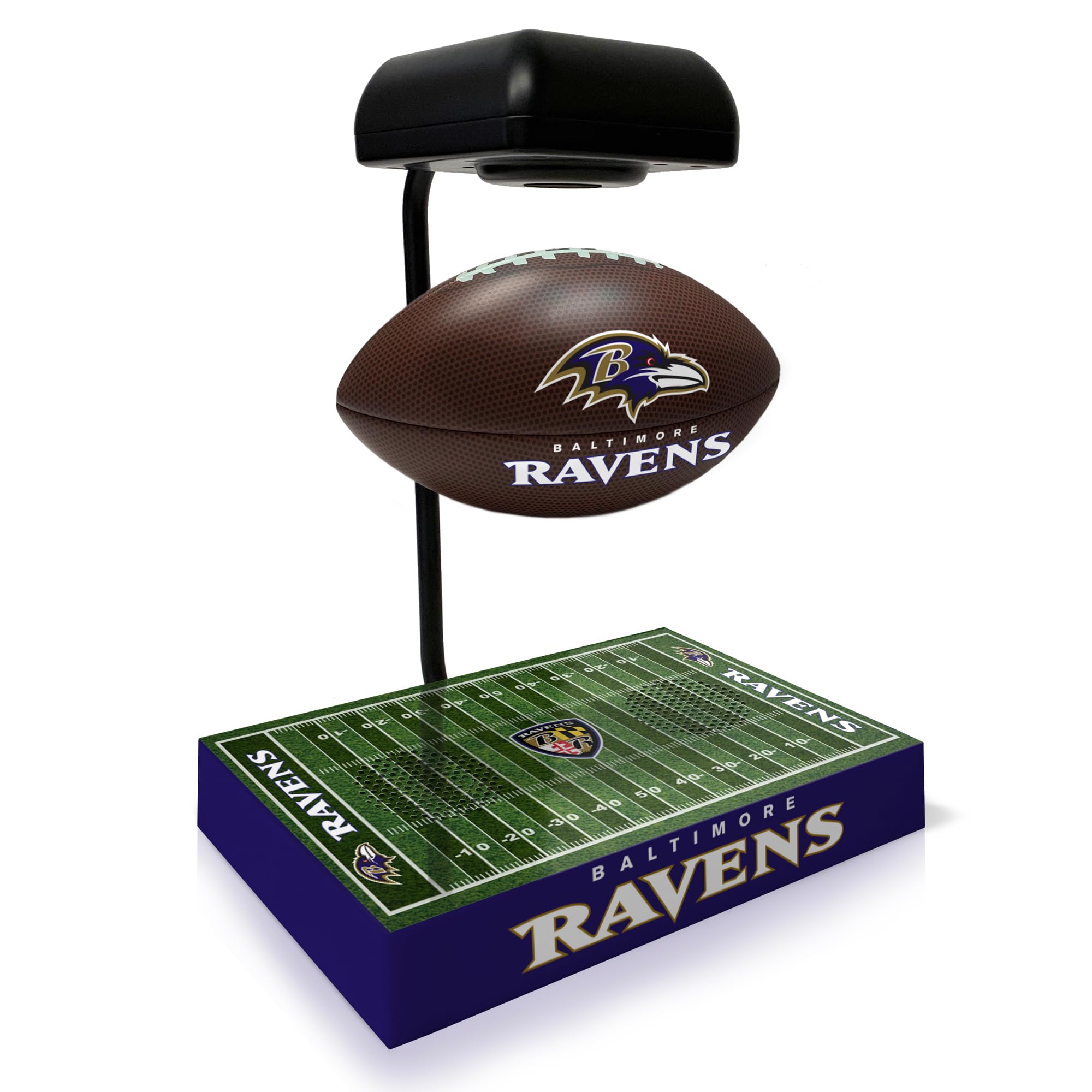 Baltimore Ravens Bluetooth Hover Football - Portable Wireless Speaker for Outdoor Games, Tailgating & NFL Fan Parties