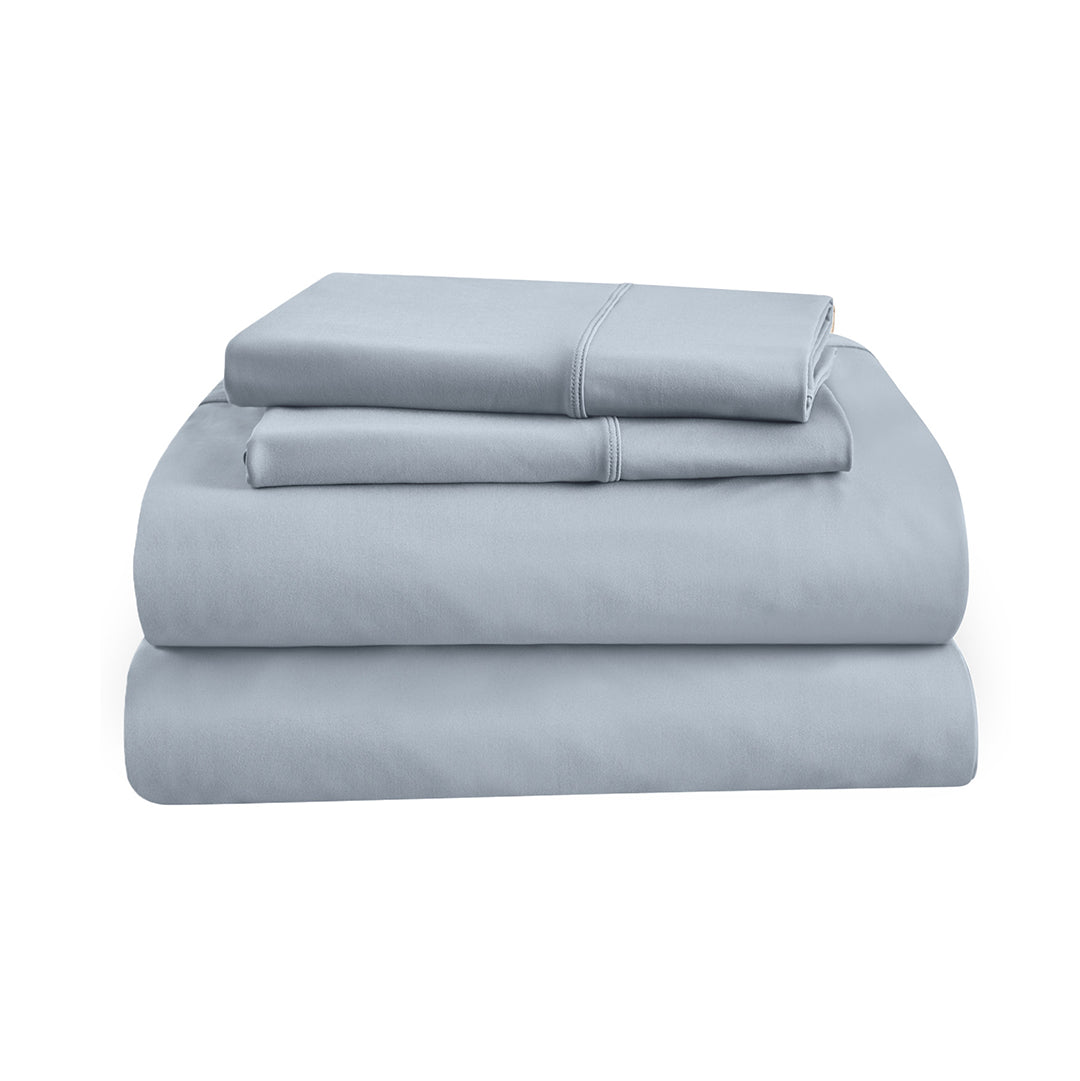 Premium 400 Thread Count Egyptian Cotton Sheet Set - Queen Size, Soft Breathable Bed Sheets for Ultimate Comfort - Perfect for Home, Hotel, and Airbnb Use