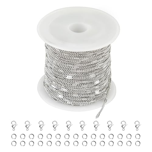 Flat Curb Silver