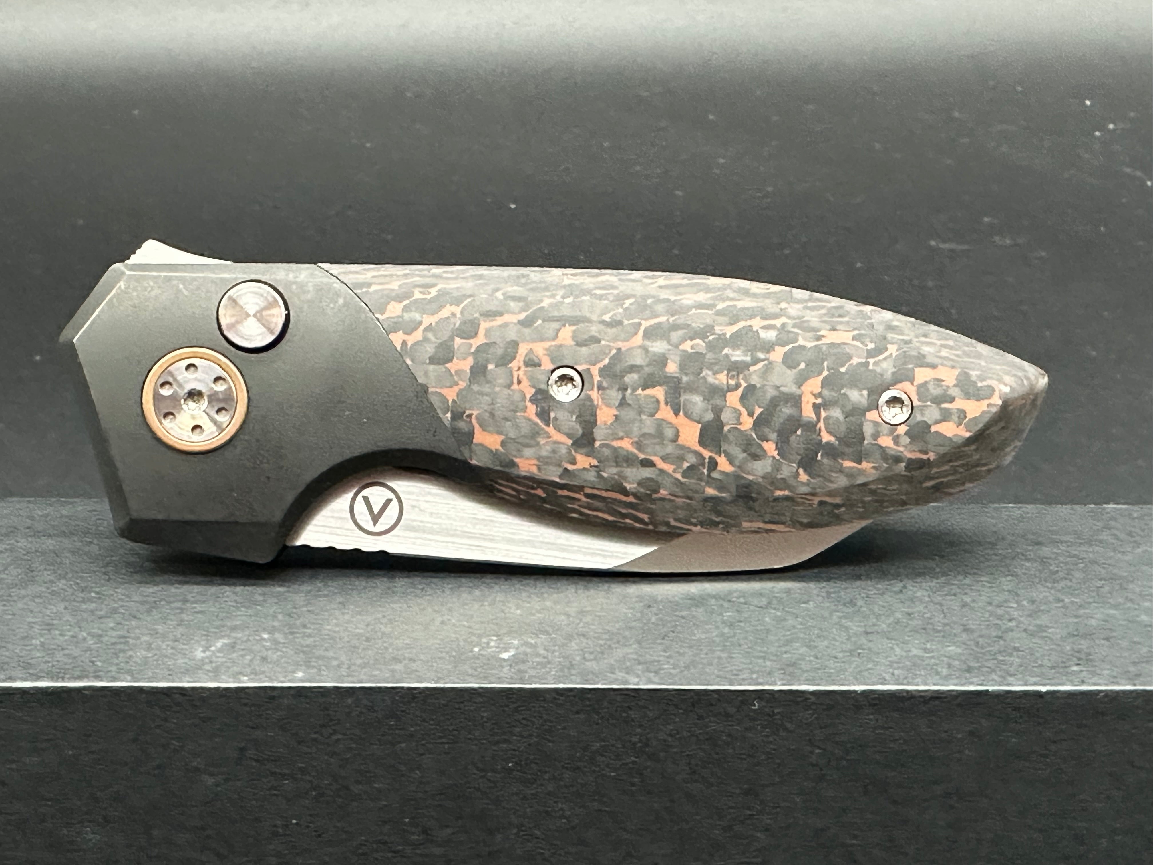 Alliance Design Mini Slim Pickins Copperhead Edition - Compact Everyday Carry Knife for Outdoor, Camping & Survival | Premium Copperhead Design