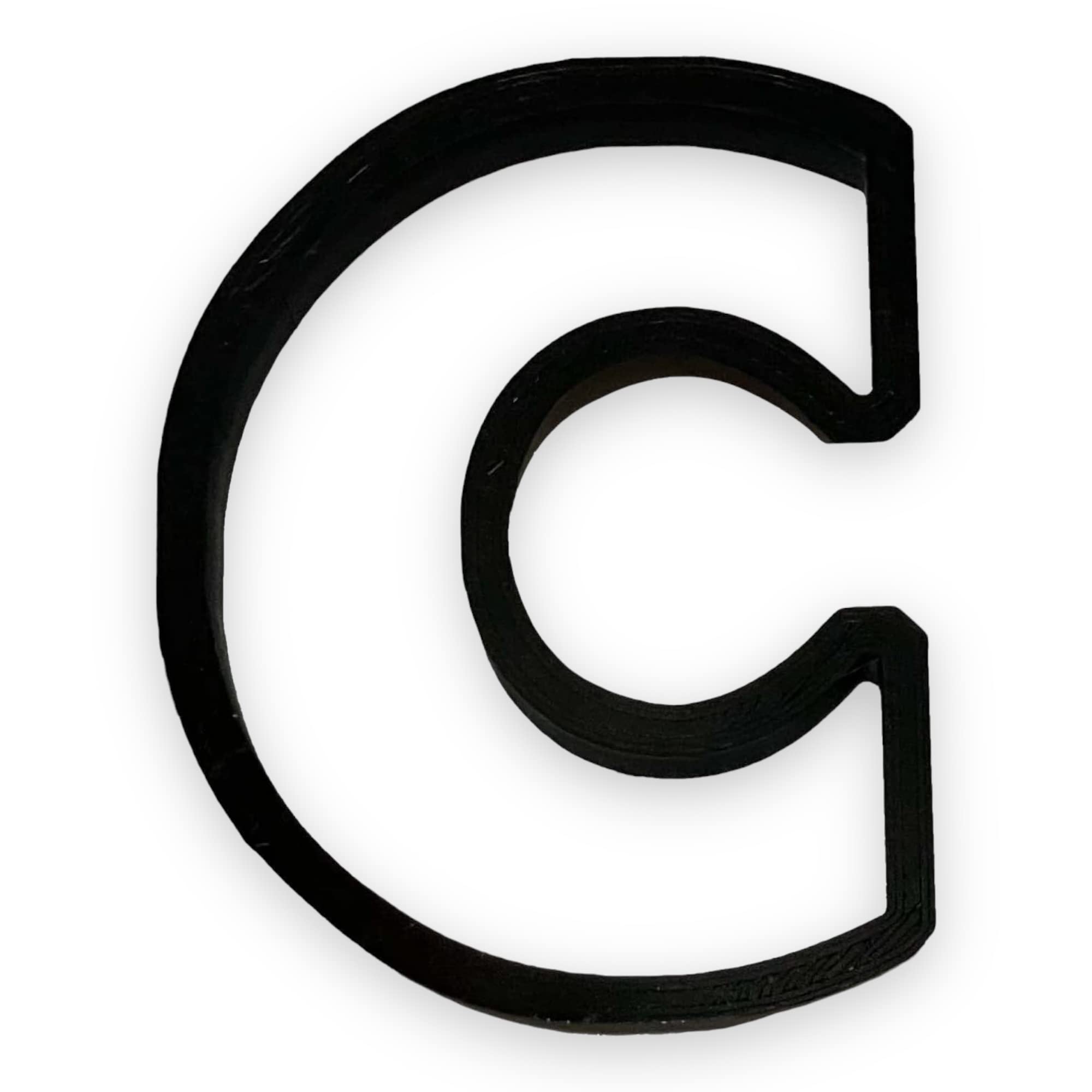 4 Inch C Capital Block Letter Cookie Cutter - Easy Push Design for Alphabet Cookies, Baking Decorations, and DIY Cake Toppers | Perfect for Birthday Parties, Wedding Cakes, and Holiday Treats
