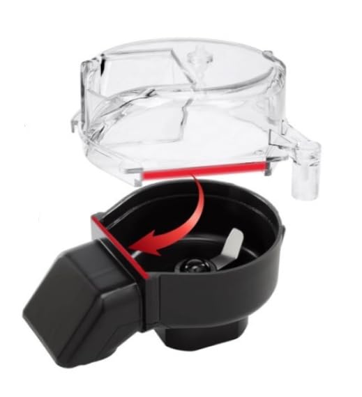 Premium Cuisinart DGB-500GLID Coffee Machine Knife Holder & Cover - Compatible with DGB-475, DGB-475BK, DGB-500 Models - Clear Lid Replacement Part for Coffee Maker & Grinder - Durable & High-Quality - Perfect for Home Brewing & Coffee Enthusiasts