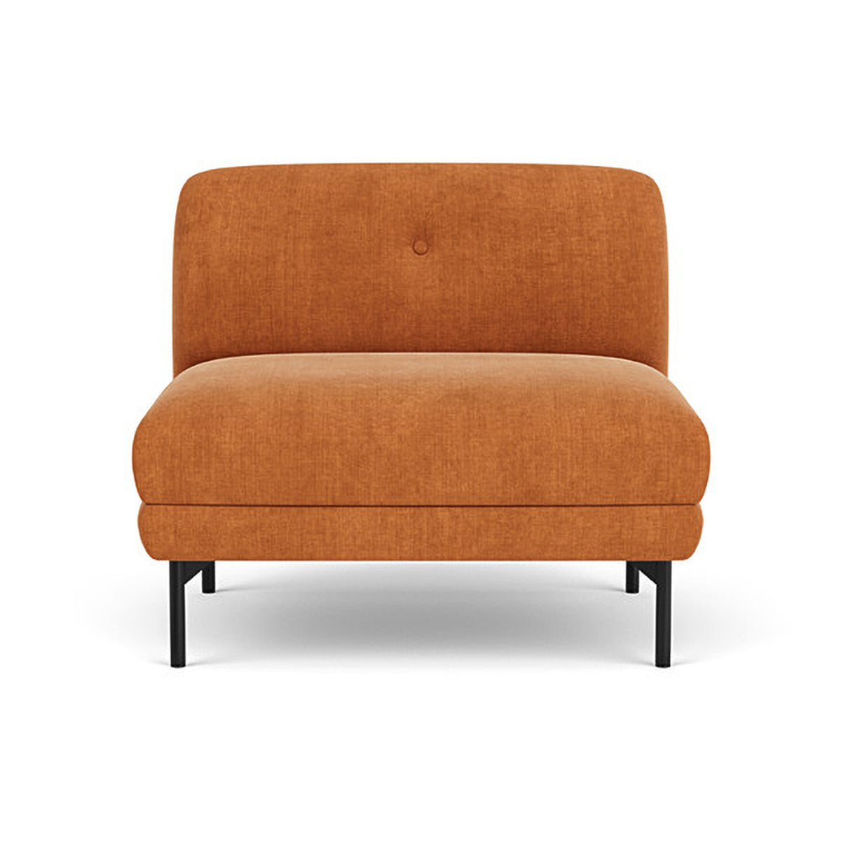 Alfred Fabric Modular Sectional Sofa (Armless) - Modern Living Room Furniture for Small Spaces & Apartments