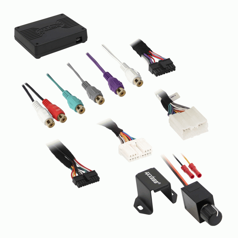 AXDSPL MI1 Amplifier Interface Adapter with 6-Channel DSP for 1992-2012 Mitsubishi Vehicles - Perfect for Car Audio Upgrades & Enhanced Sound System Installation