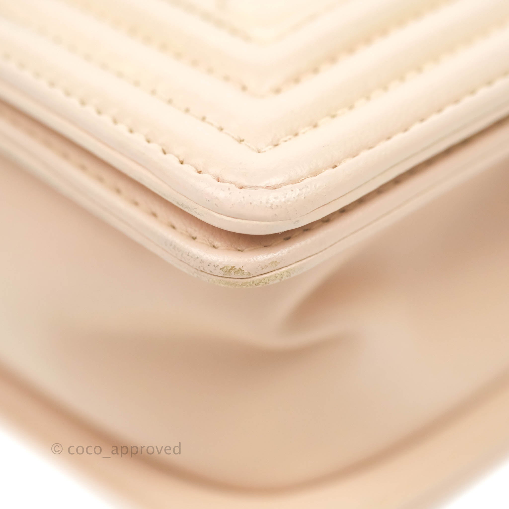 Chanel Boy Small Light Beige Pink Calfskin Bag with Ruthenium Hardware - Luxury Crossbody Purse for Women, Perfect for Date Night & Evening Events
