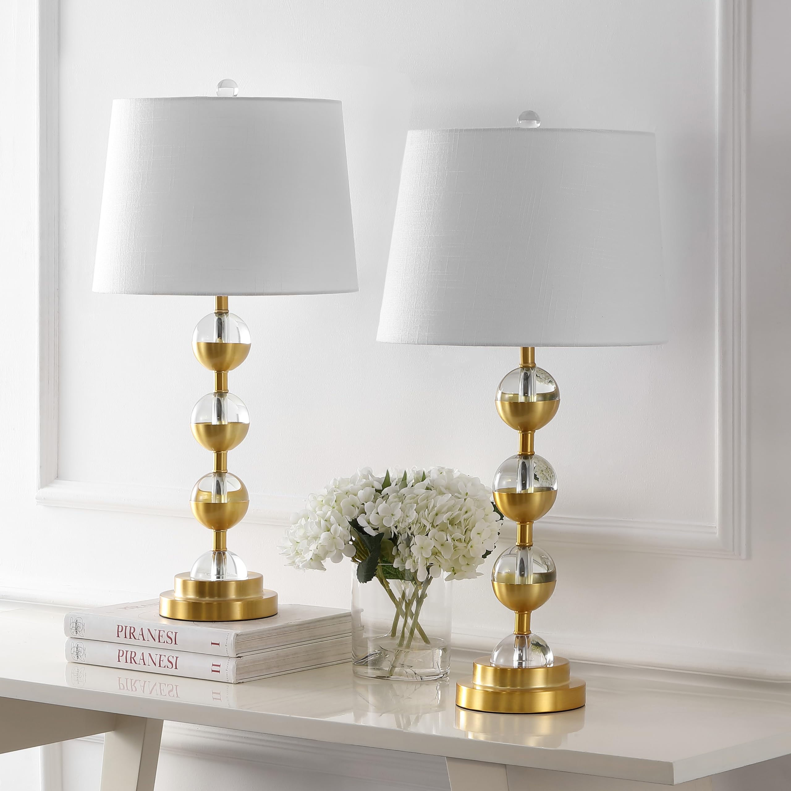 Jonathan Y JYL2049A-SET2 Crystal LED Table Lamp Set of 2 - 27.5