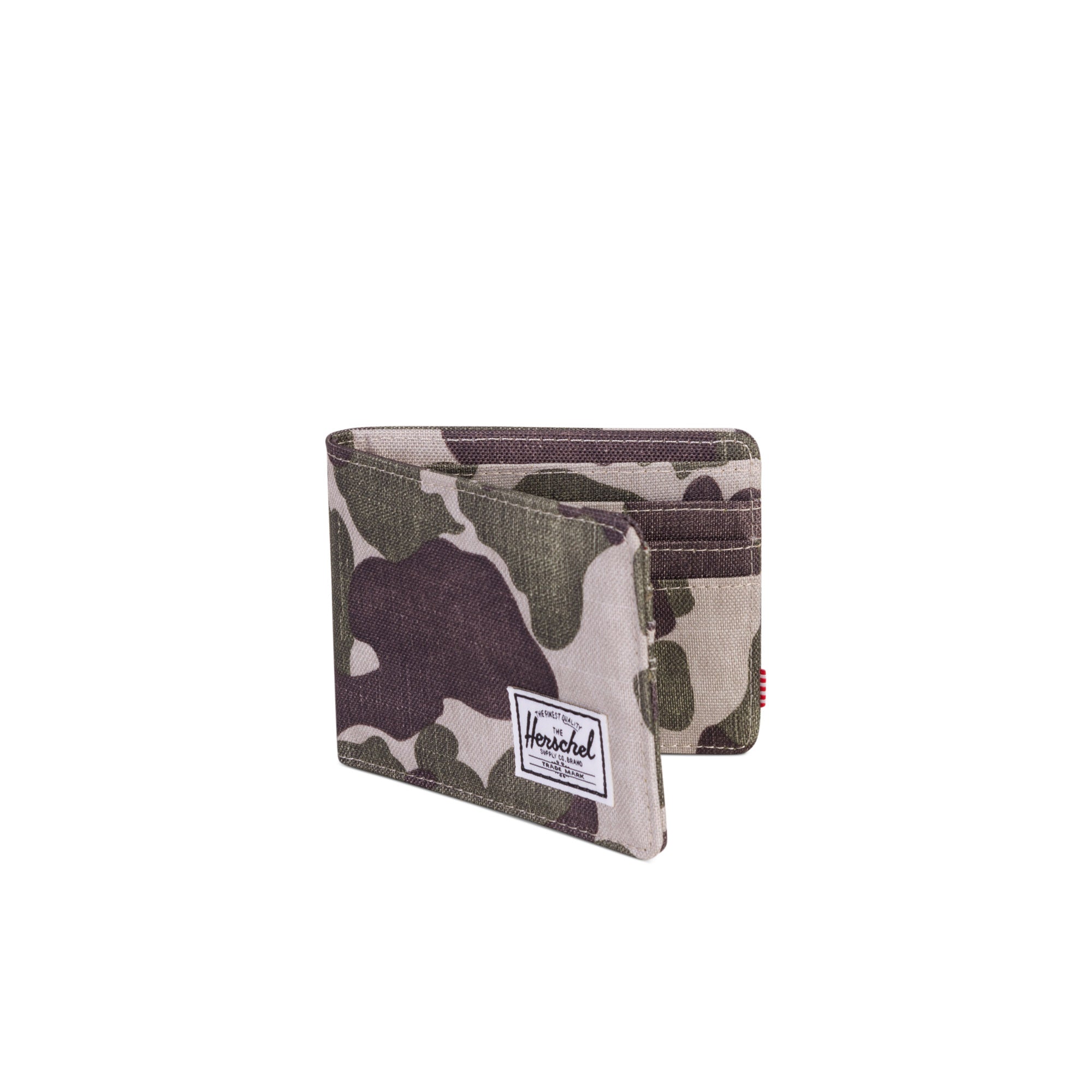 Herschel Roy Wallet - Frog Camo Design RFID Blocking Slim Bifold Wallet for Men | Perfect for Travel, Everyday Use & Minimalist Style
