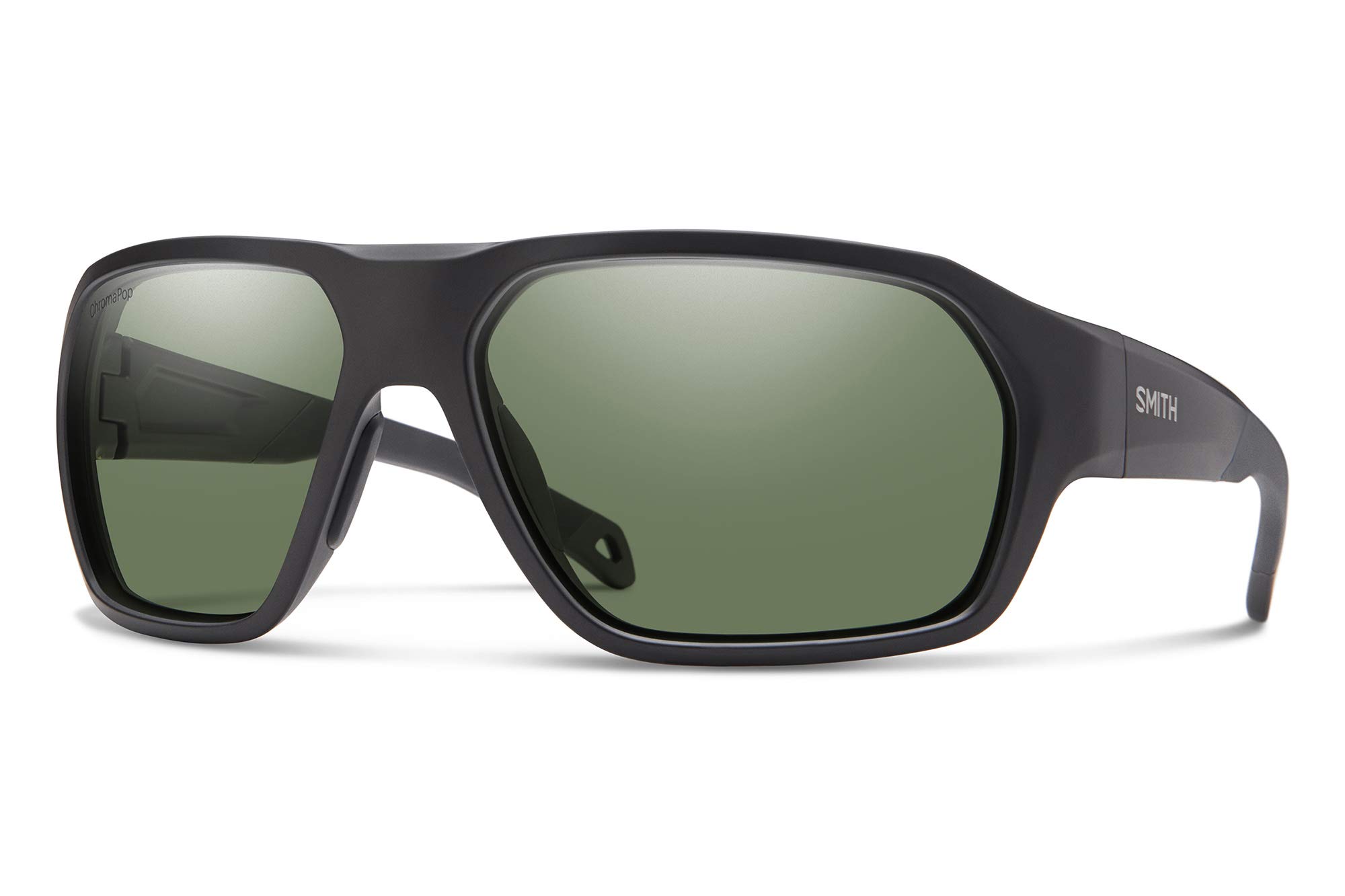 Smith Deckboss Polarized Sunglasses - Matte Tortoise Frame with ChromaPop Green Mirror Lenses - UV Protection & Anti-Glare for Outdoor Sports, Driving & Beach Activities