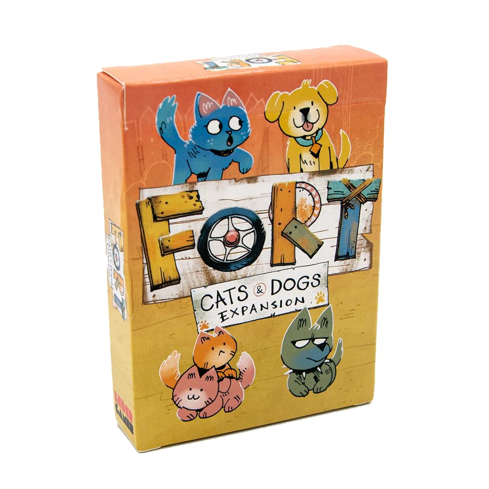 Fort: Cats & Dogs Expansion - Strategic Card Game by Leder Games - Perfect for Family Game Nights & Board Game Enthusiasts