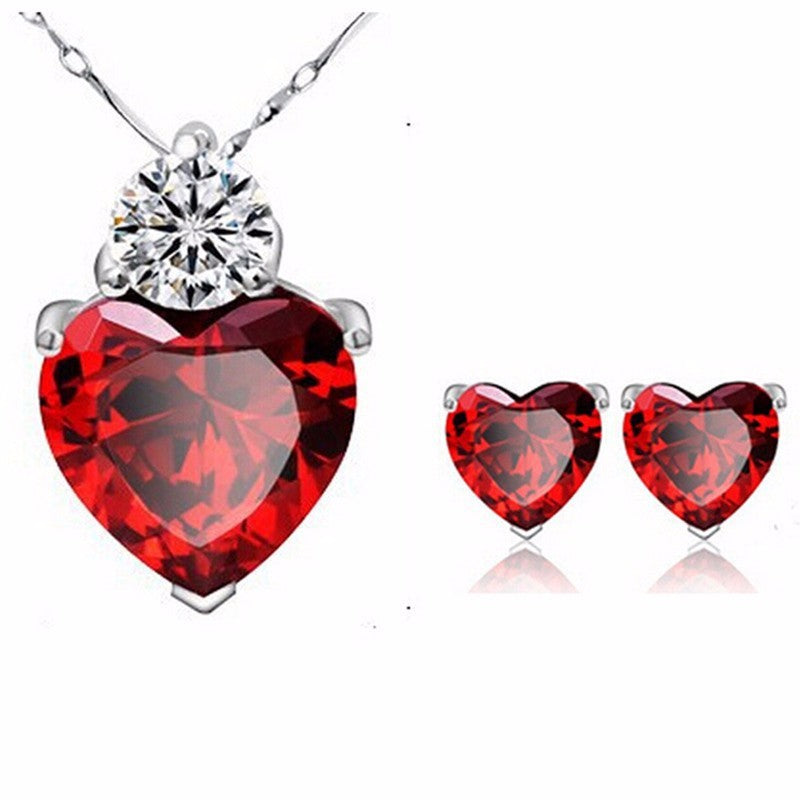 Elegant Bridal Jewelry Set - Sterling Silver Earrings and Necklace for Wedding, Engagement & Special Occasions | Perfect Gift for Bride, Bridesmaids & Anniversary
