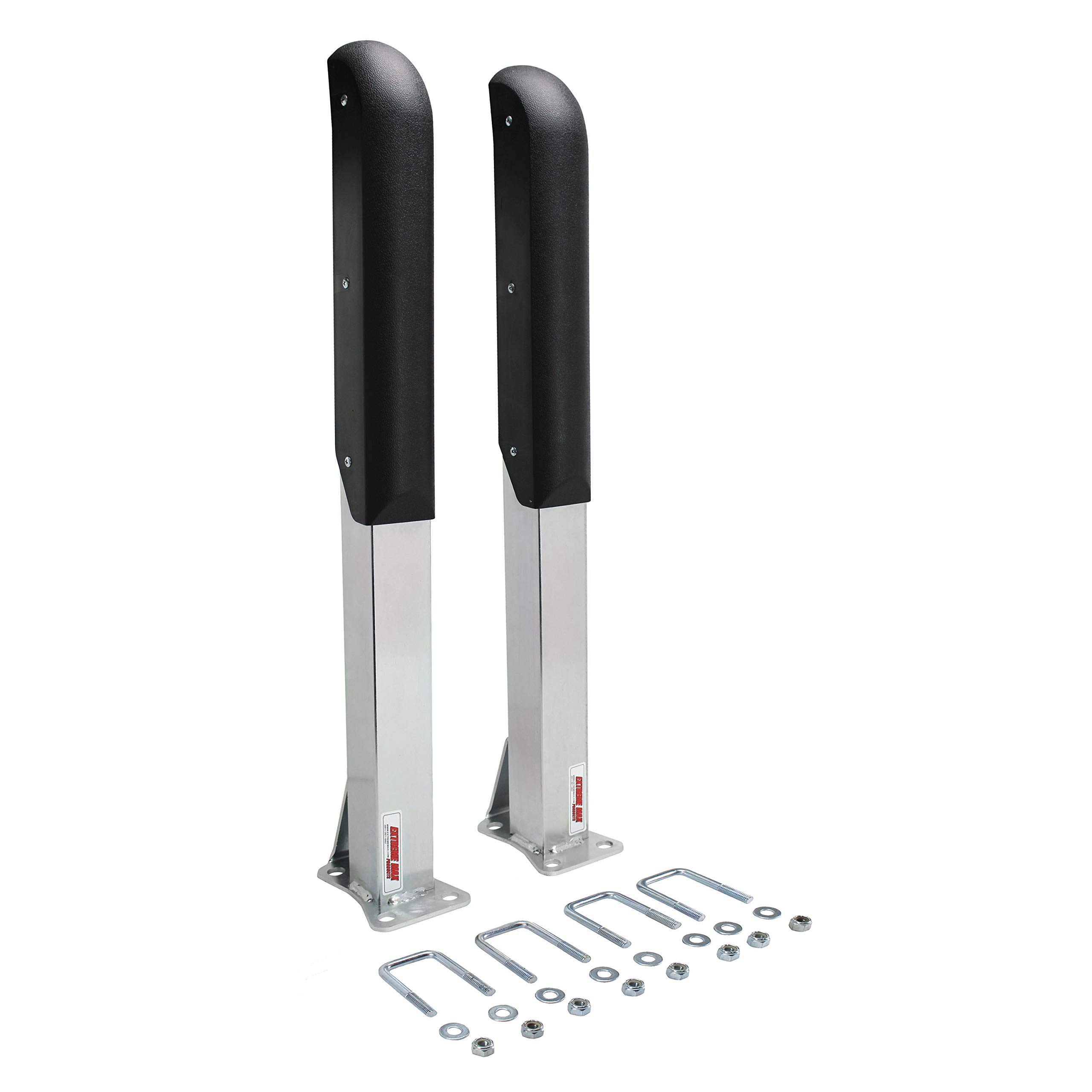 Extreme Max 3005.3783 Heavy-Duty Pontoon Trailer Guide-Ons - Silver | Premium Boat Trailer Accessories for Safe Loading & Unloading | Perfect for Marine, Dock & Watercraft Transport