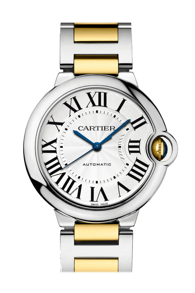 Cartier Ballon Bleu De Cartier 36mm Silver Dial Stainless Steel Watch W2BB0030 - Luxury Timepiece for Business, Formal Events & Special Occasions