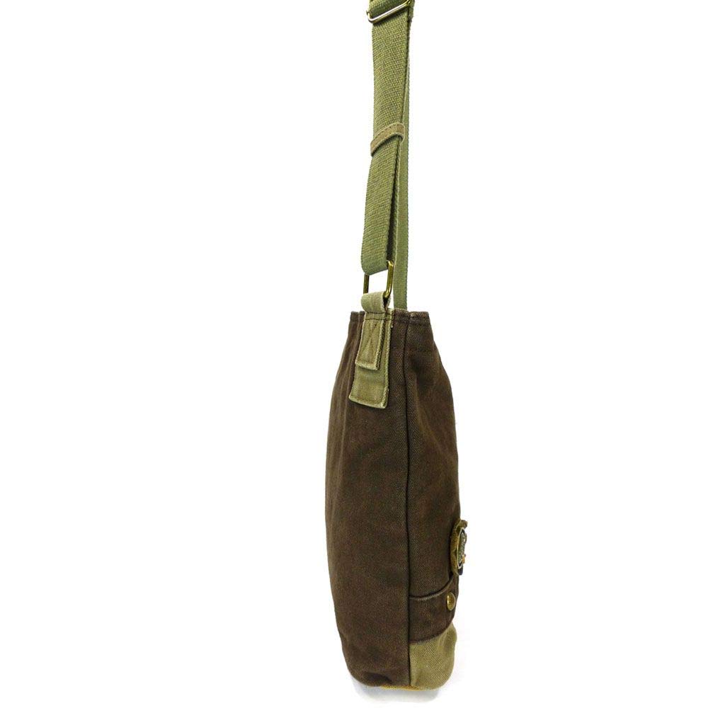 Chala Patch Cross-Body Women's Handbag - Sand Canvas Messenger Purse for Women | Stylish Shoulder Bag for Work, Travel & Everyday Use