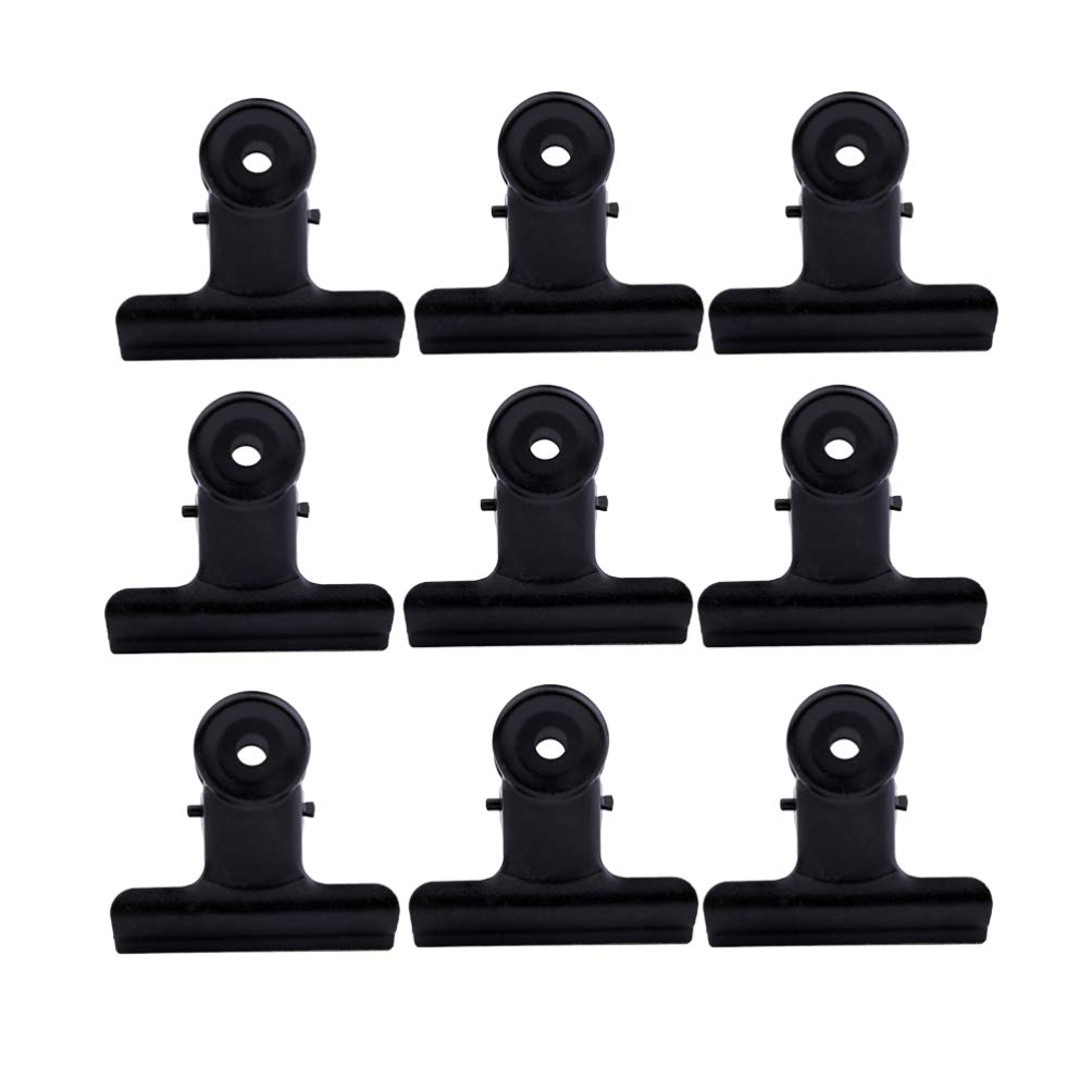 NUOBESTY 38mm Metal Bulldog Clips for Photos, Artwork & Office Use - 30pcs