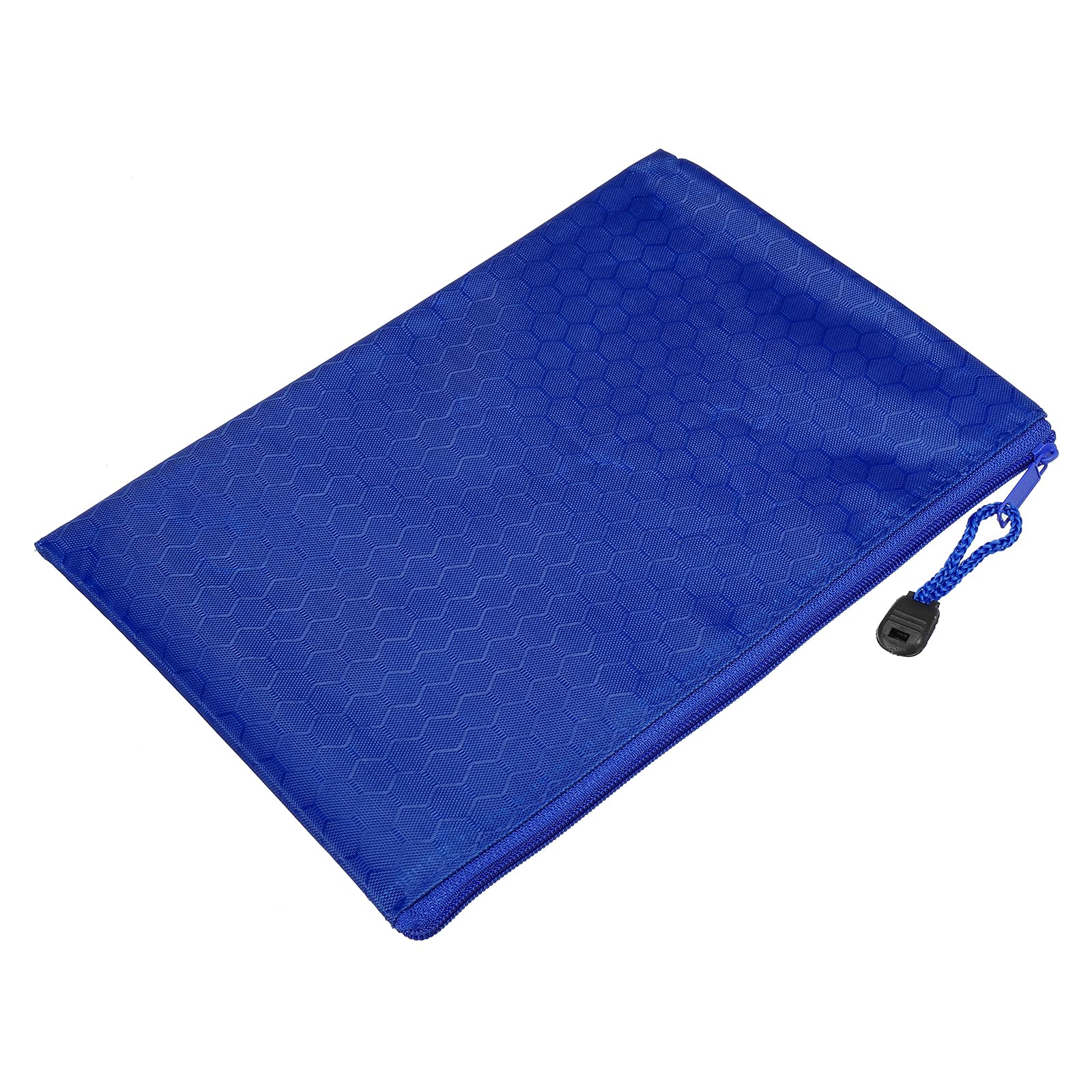 Waterproof A5 Zipper File Bags - 10 Pack Document Organizer Pouch for Travel, Office & School Supplies - Blue | Perfect for Storing Passports, Receipts, and Important Papers