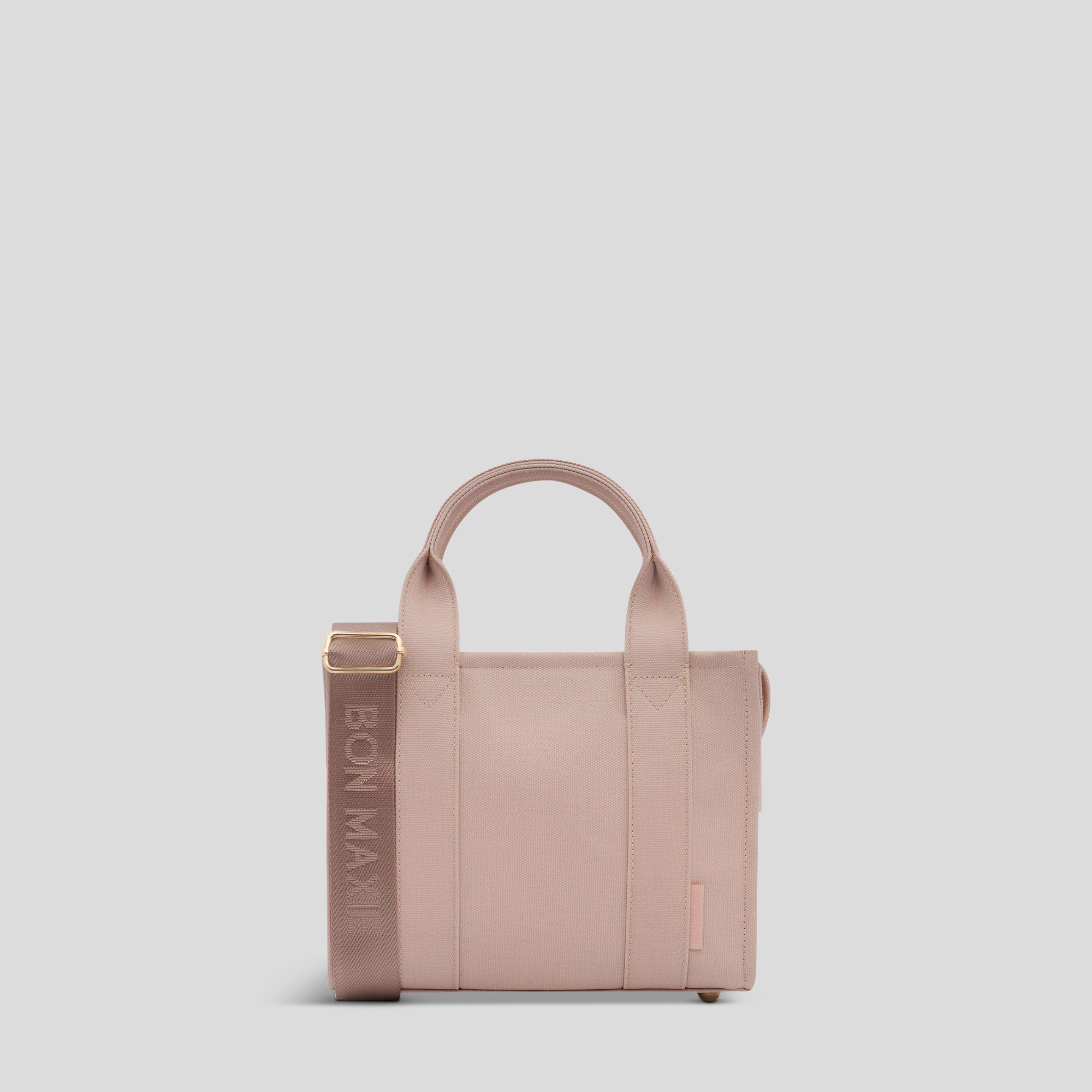 Micro Bon Vivant Structured Tote Bag - Stylish Milk Tea Color Handbag for Women | Perfect for Work, Travel, and Everyday Use