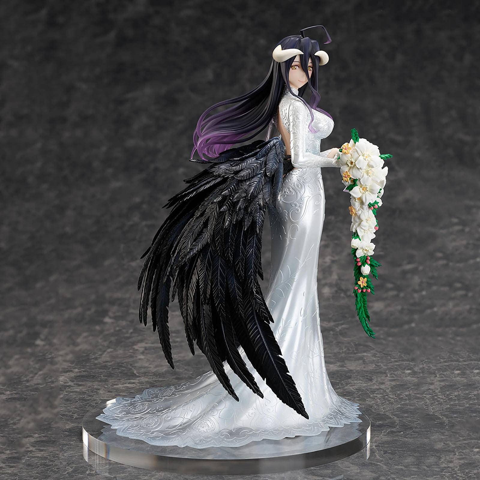 Premium Overlord Albedo Action Figure - 25cm Handcrafted PVC Collectible Statue | Eco-Friendly Anime Character Model for Home Display & Gift | Perfect for Christmas, New Year, Anime Collections & Gaming Room Decor