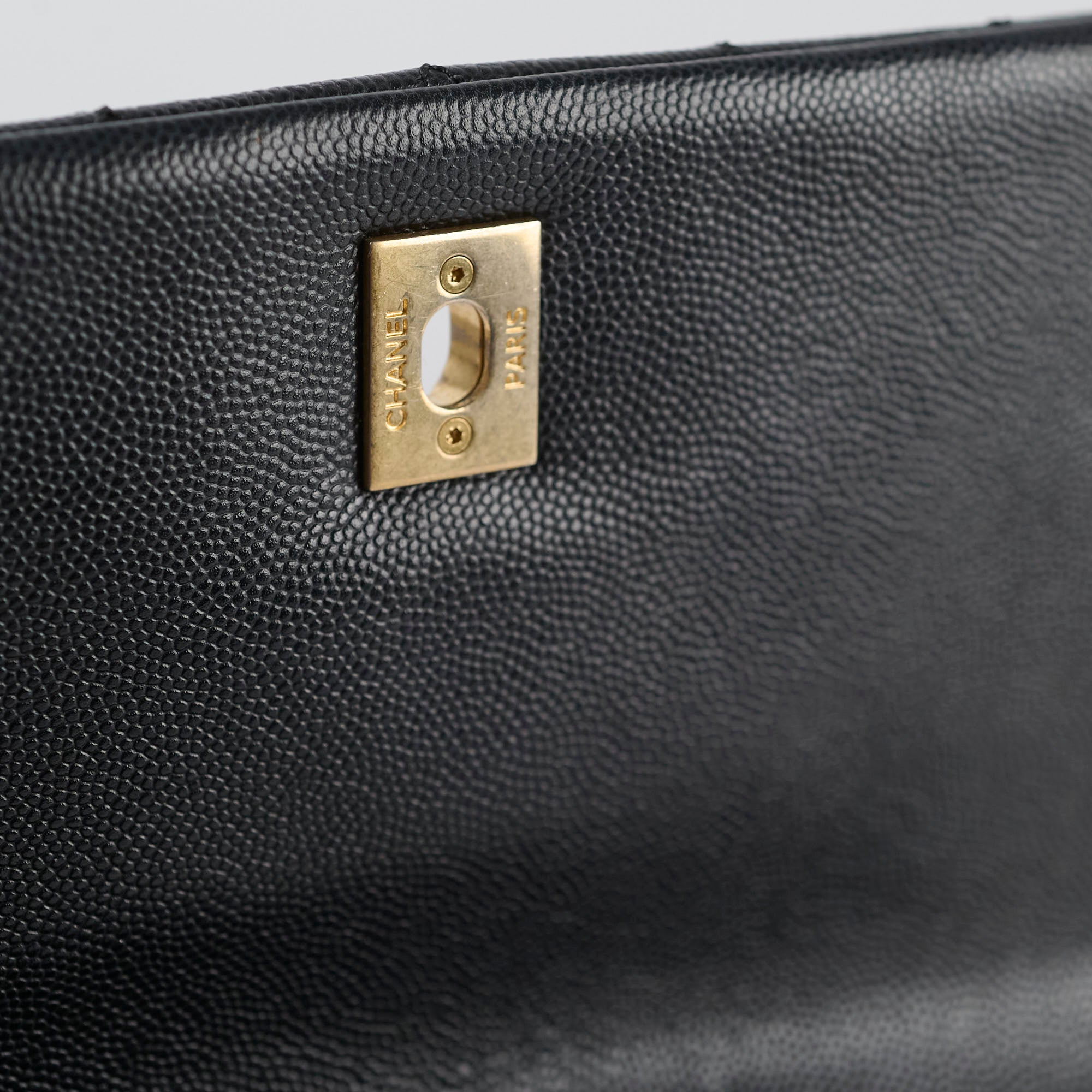 Chanel Medium Coco Handle Bag in Black Caviar Leather - Luxury Crossbody Purse for Women, Perfect for Work, Evening Events & Daily Use