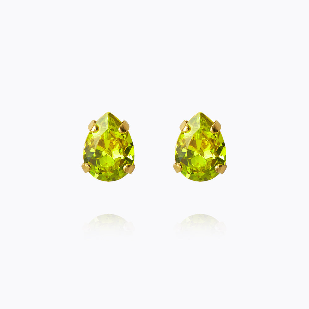 Superpetite Drop Earrings in Citrus Green - Elegant Dangling Earrings for Women, Perfect for Parties, Weddings & Everyday Wear
