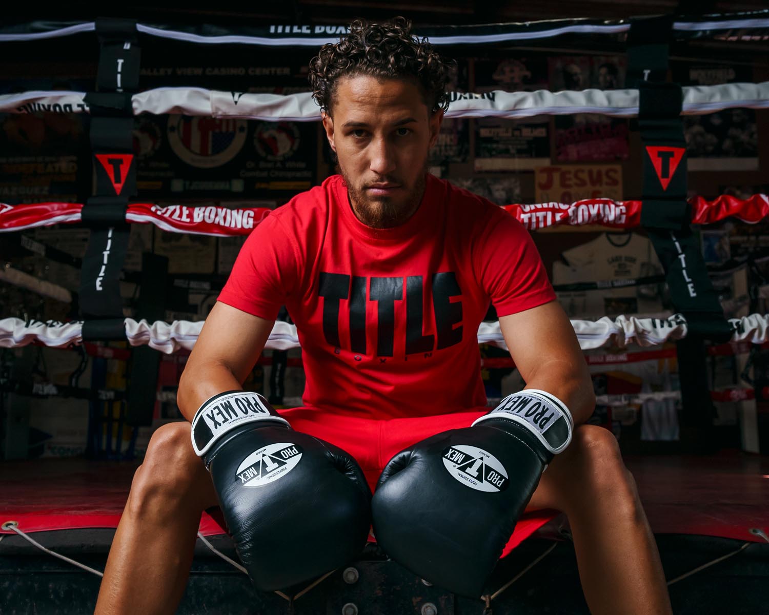 TITLE Boxing Iconic Block Tee - Premium Cotton Training Shirt for Men & Women - Perfect for Boxing, MMA, Gym Workouts & Casual Wear