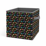 Colorful Dog Paw Black