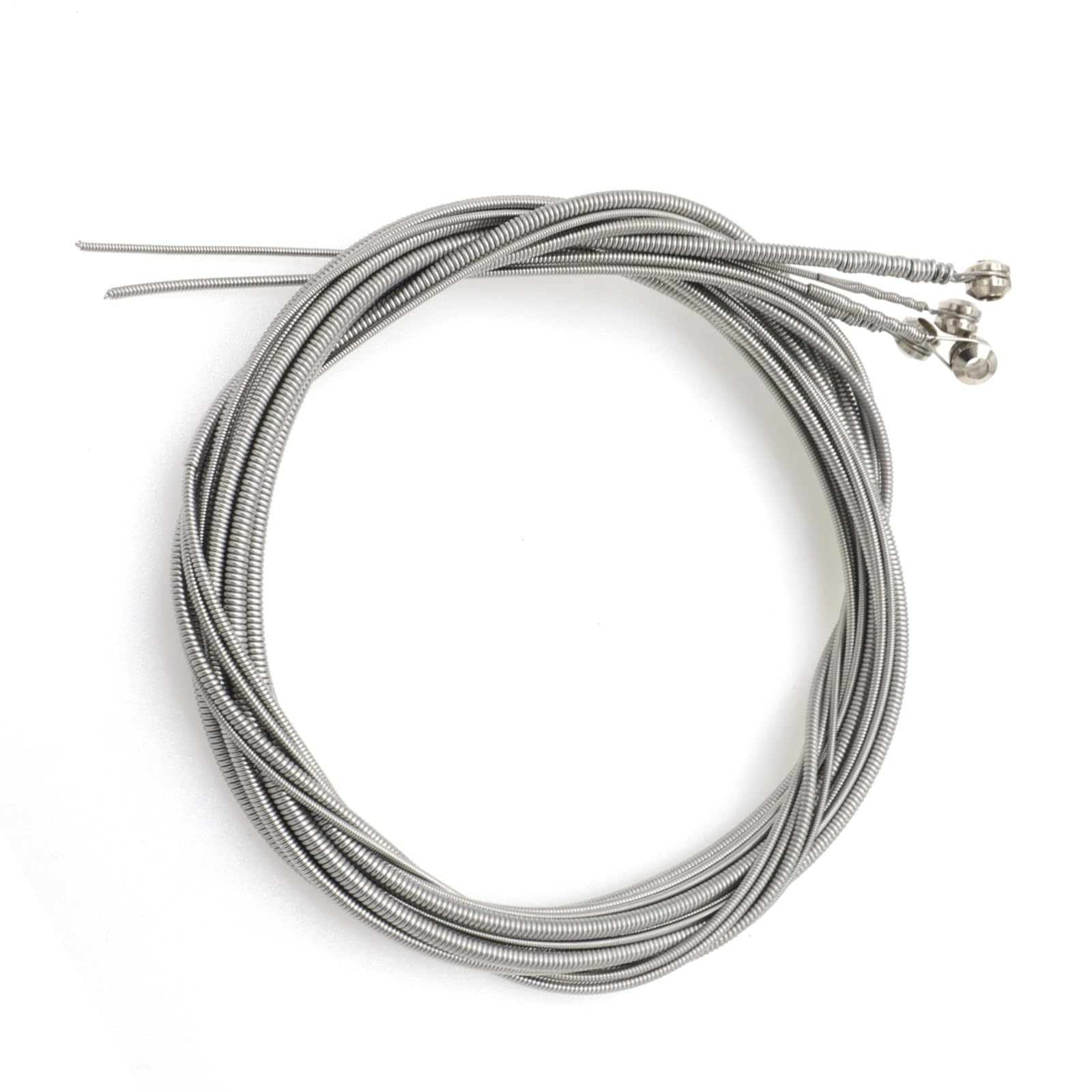 CashBeat Stainless Steel 4 String Bass Guitar Strings - Electric Bass 4 Strings Replacement Set with Small Ball Ends for Acoustic Bass - Durable 4 String Bass Instrument Accessories for Live Performances & Studio Recording