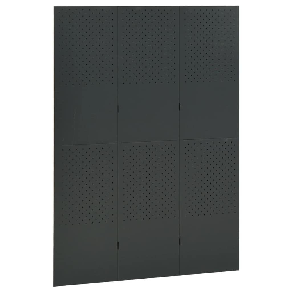 3-Panel Folding Room Divider Privacy Screen - 47.2