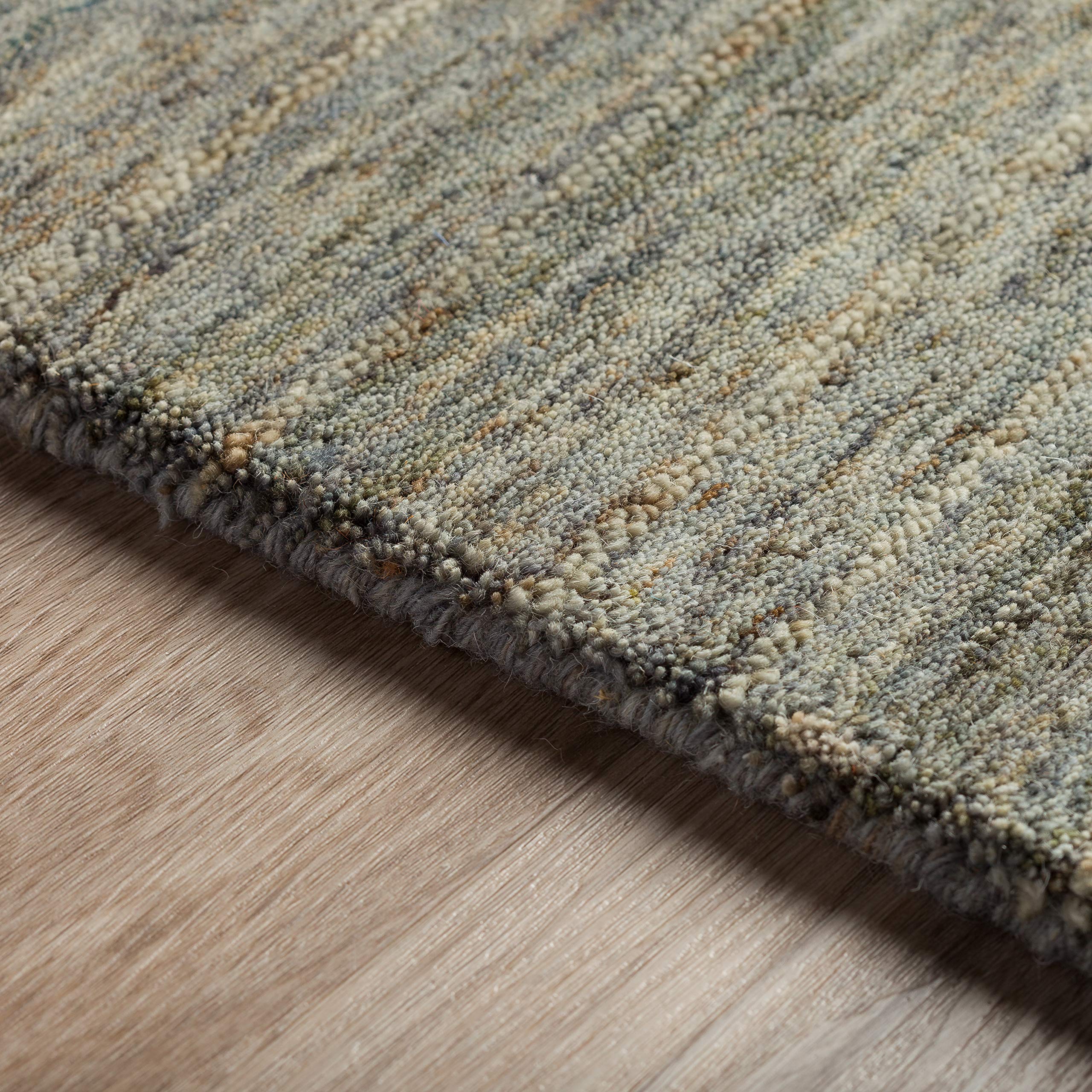 Addison Rugs Heather Area Rug 5x7.6 Feet - Soft Modern Steel Gray Living Room Rug for Bedroom, Dining Room & Home Decor