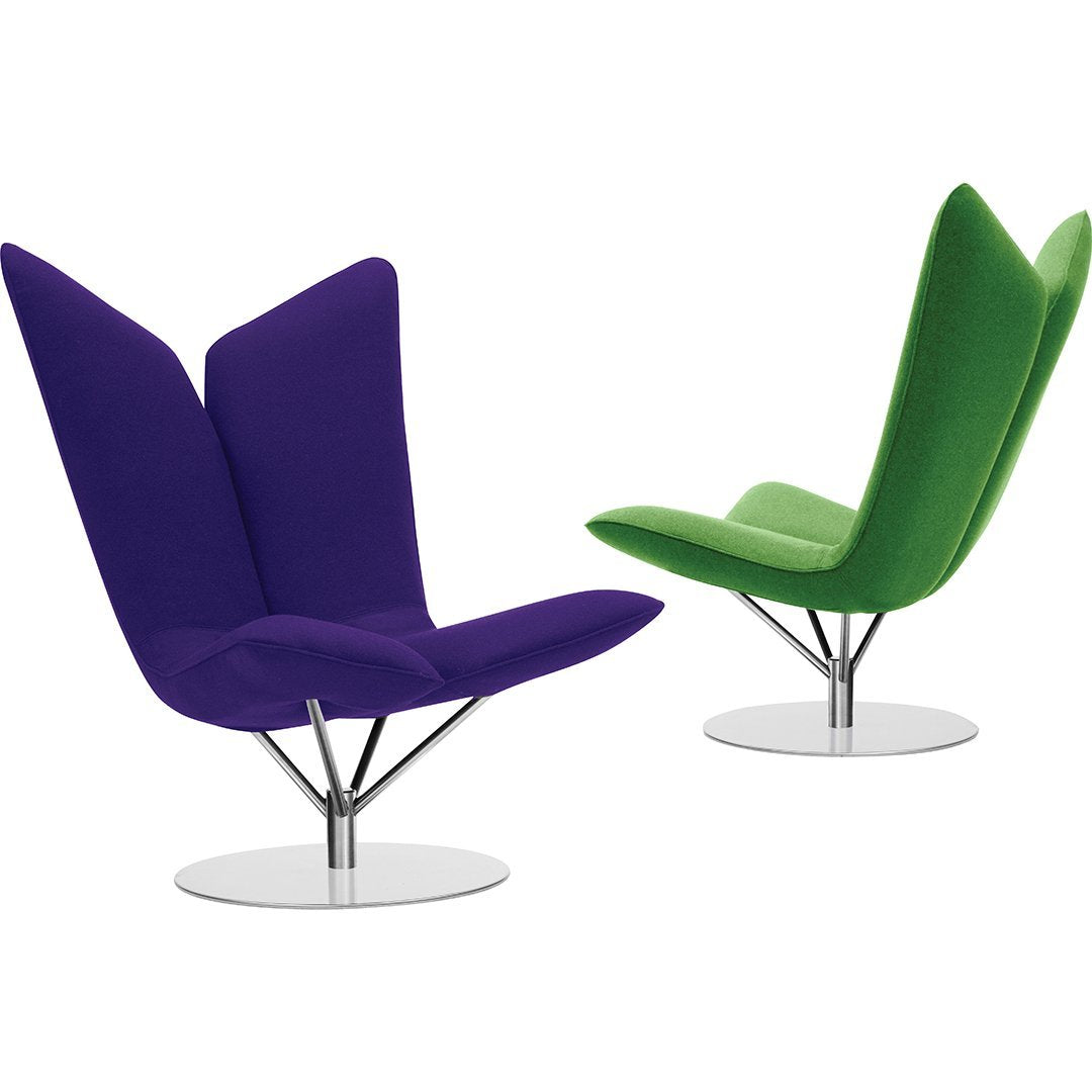 Busk Hertzog Angel Chair - Modern Lounge Chairs with Softline Comfort for Living Room, Bedroom & Patio Relaxation