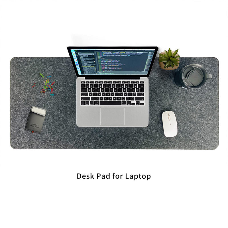 ACGAM Large Felt Desk Mat - Non-Slip Mouse Pad for Computer, Gaming & Office Work - Perfect for Home Office, Gaming Setup & Workspace Protection