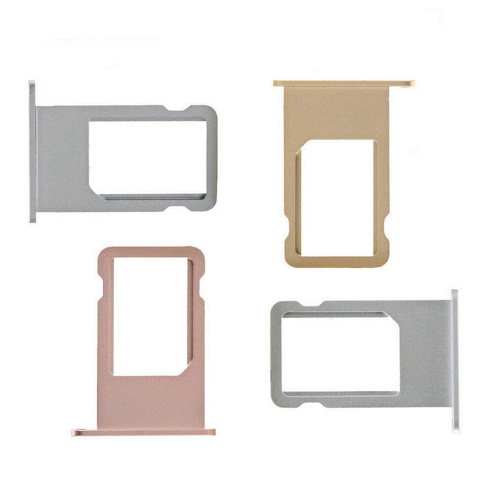iPhone 6S Nano SIM Card Tray Replacement - Gold/Silver/Space Gray/Rose Gold - Compatible with All iPhone 6S Models | Easy DIY Repair for Broken or Lost SIM Tray