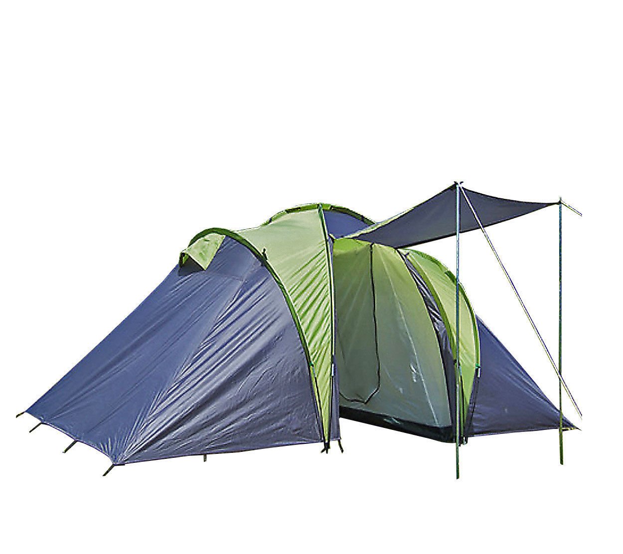 4 5 6 Person Mann Family Camping Tent - Sierra 6 Cabin Tent with 3000mm Waterproof Rating for Outdoor Adventures, Hiking & Backpacking Trips
