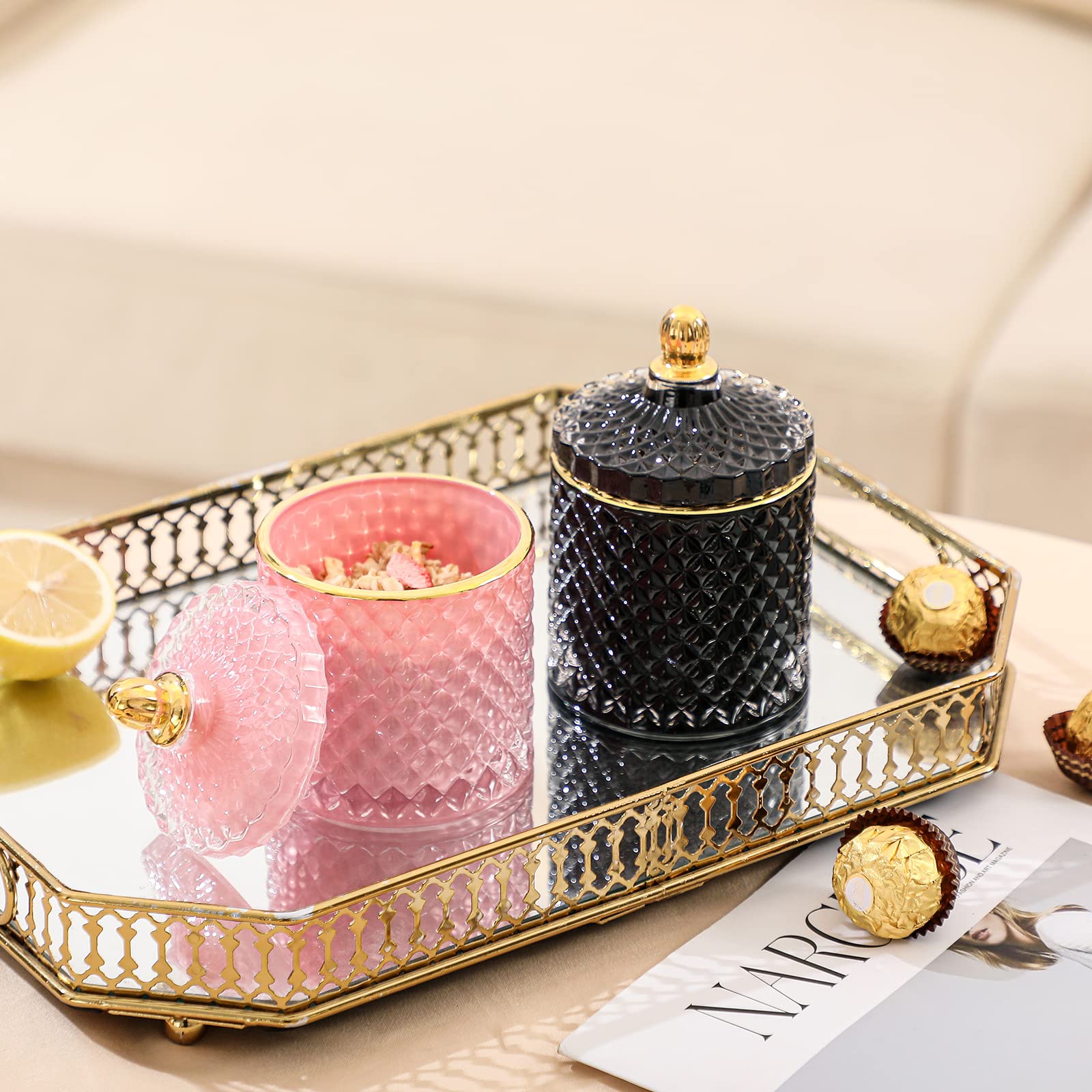 Premium Glass Storage Jar with Lid - 3.35