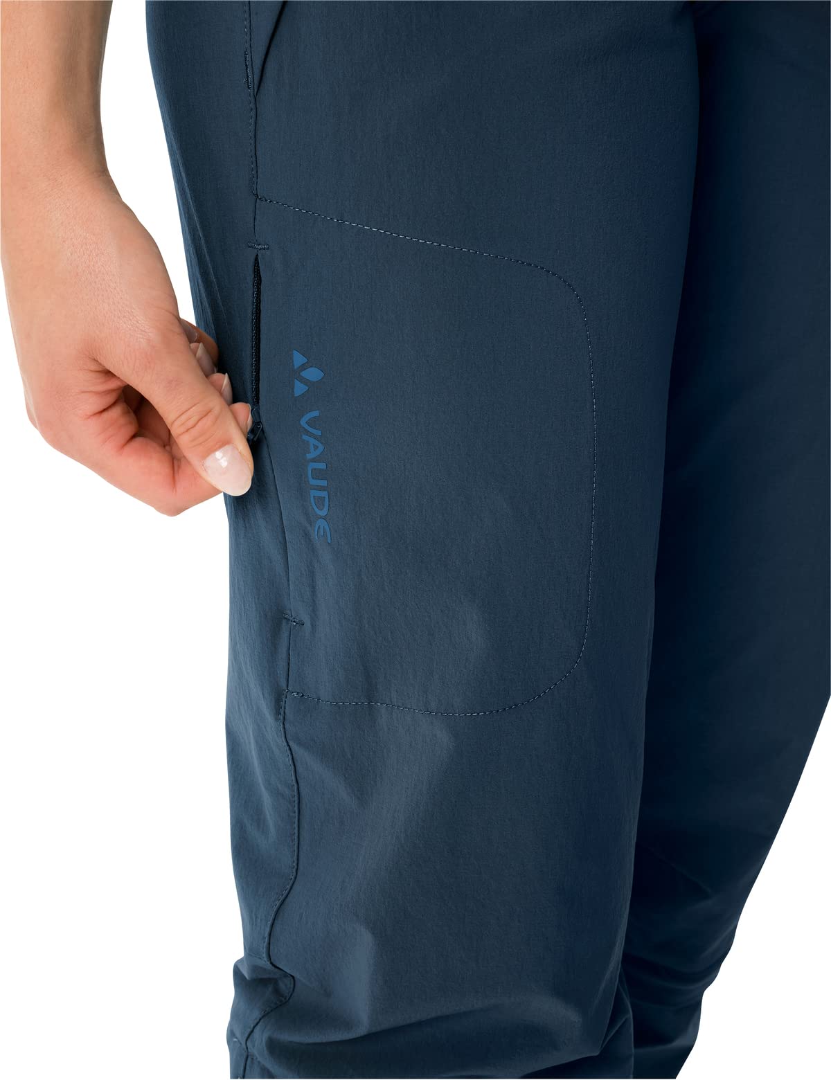 VAUDE Women's Farley Stretch III Hiking Pants - Lightweight, Water-Resistant Outdoor Adventure Pants for Trekking, Camping & Travel