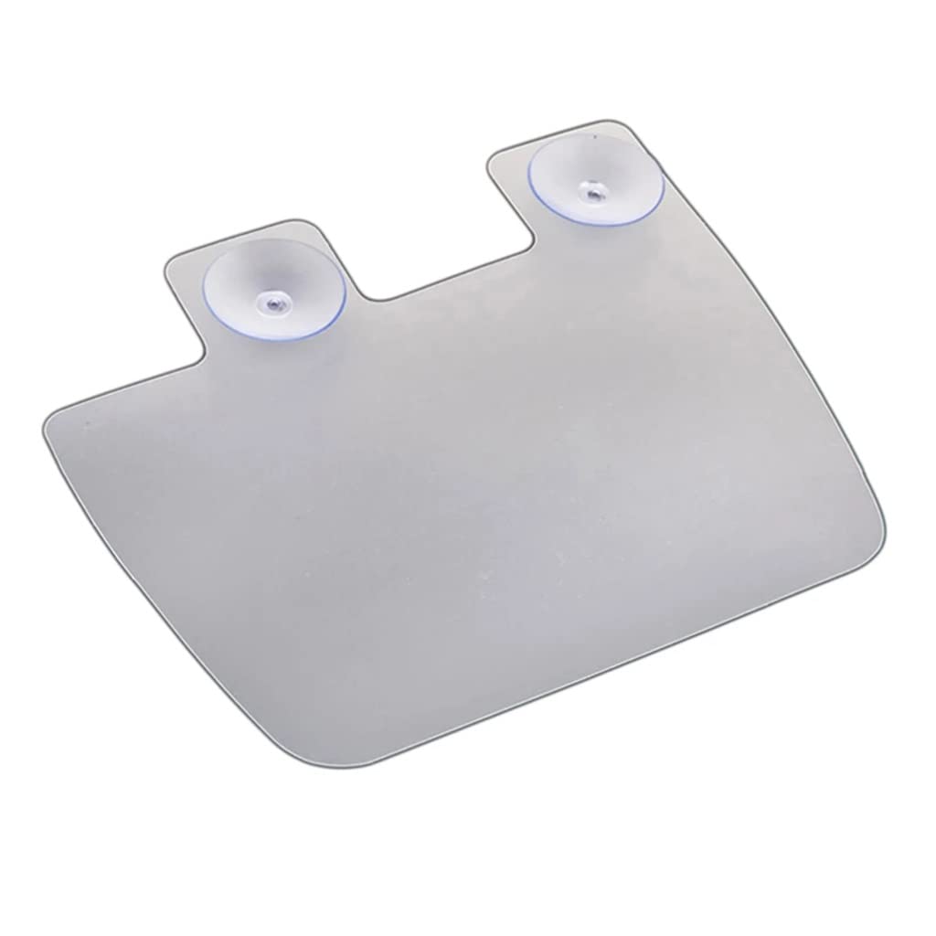 Stainless Steel Wall Mount Kitchen Organizer Shelf - Space Saving Suction Cup Splash Guard for Sink, Pool & Bathroom - Perfect for Small Spaces, RV & Apartment Living (Color: A, One Size)