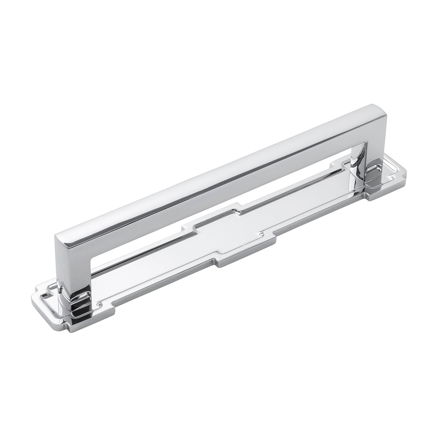 6 5/16 Inch (160mm) Chrome Coventry Pull Handle - Cabinet & Drawer Hardware for Kitchen, Bathroom & Furniture (Center to Center Measurement)