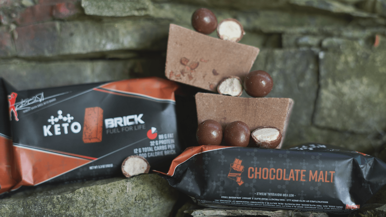 Keto Bricks - Low Carb High Fat Keto Snack Bars for Weight Loss & Energy Boost | Perfect for On-the-Go, Workouts & Keto Diet