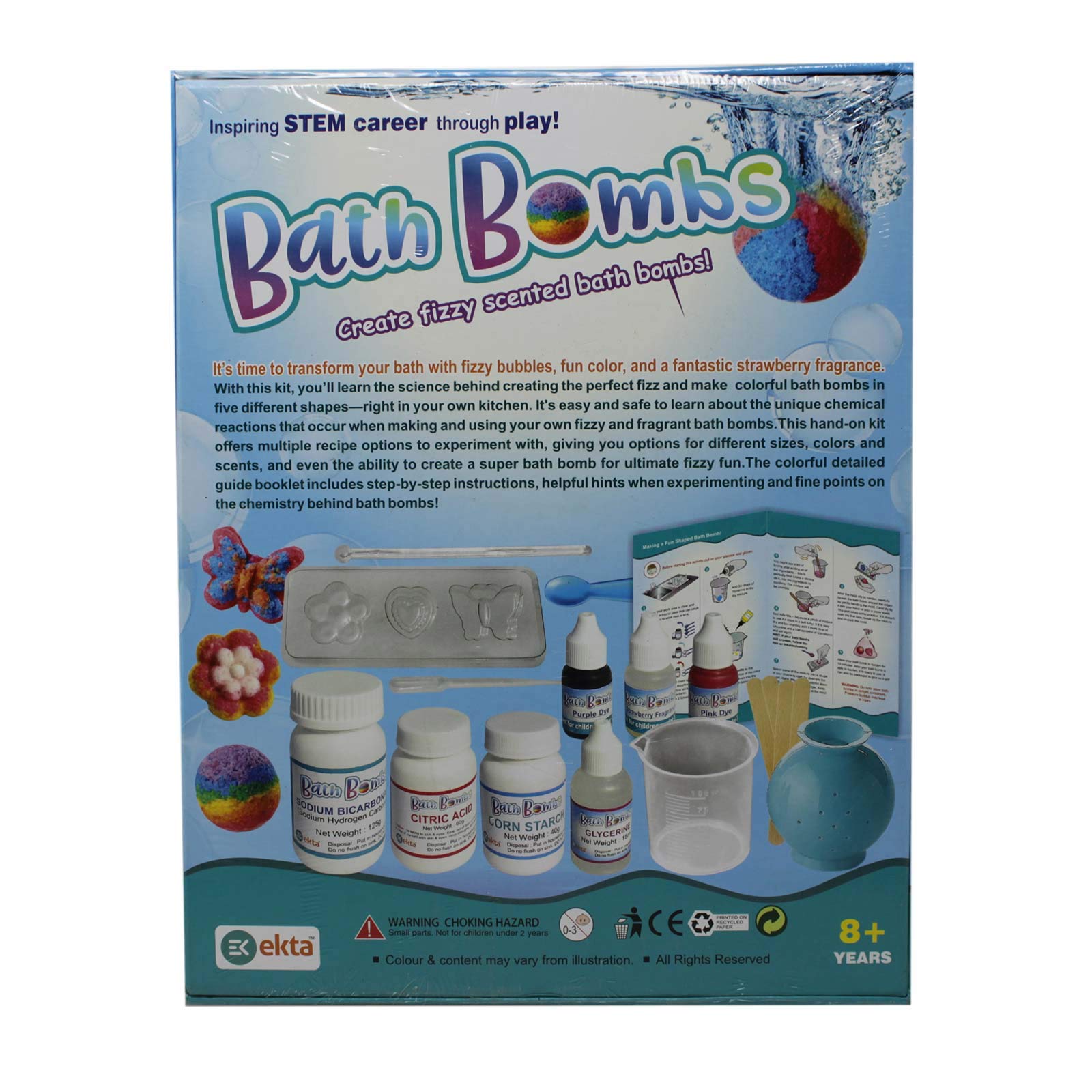 Best Bath Bombs for Relaxation - 3 Fizzy Scented Designs, Safe for Kids 8+ | Perfect for Spa Nights & Gift Giving
