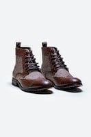 Cavani Men's Jones Boots - Premium Leather Ankle Boots for Men | Comfortable & Stylish Casual & Work Boots | Perfect for Outdoor, Office & Everyday Wear